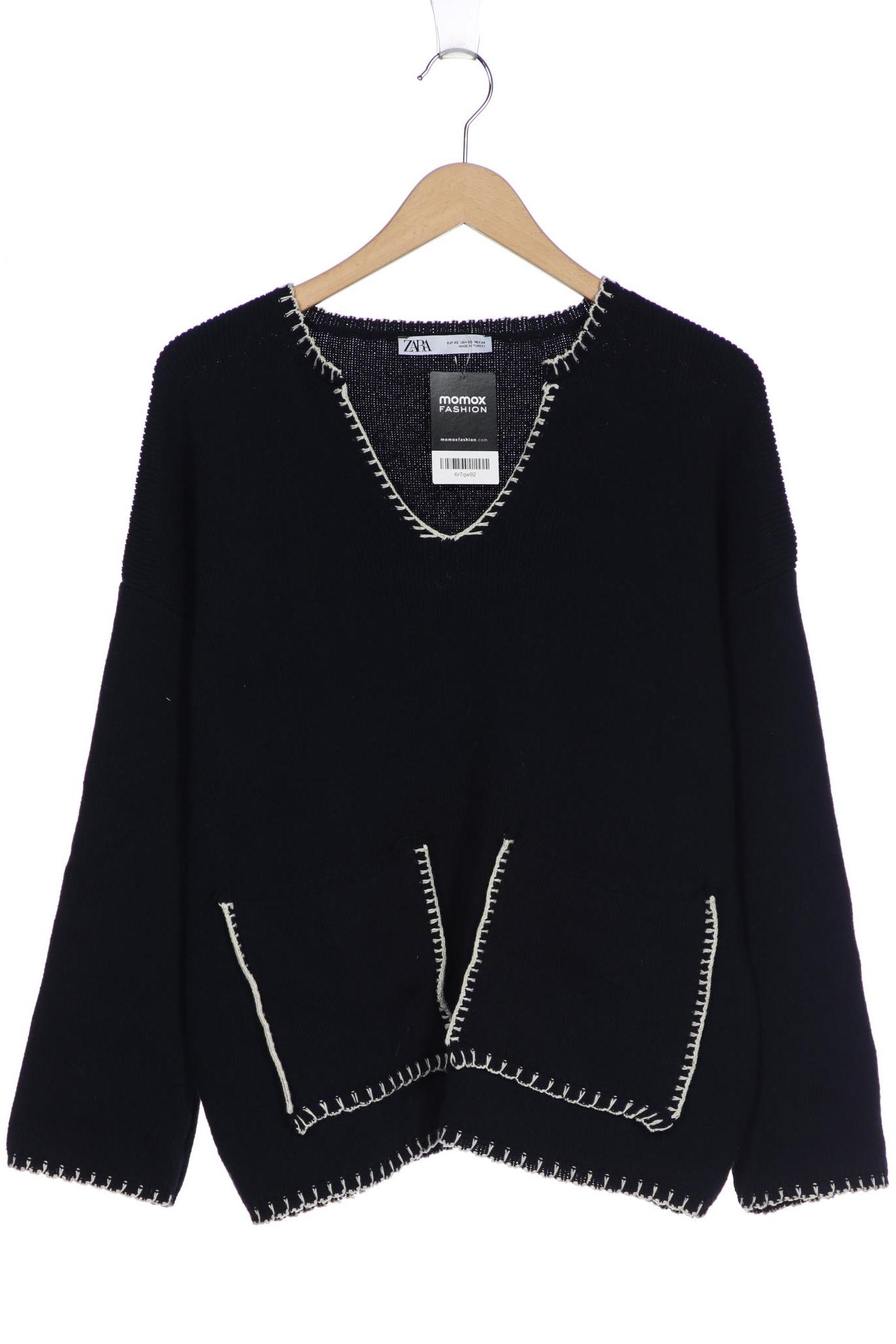 

ZARA Damen Pullover, marineblau