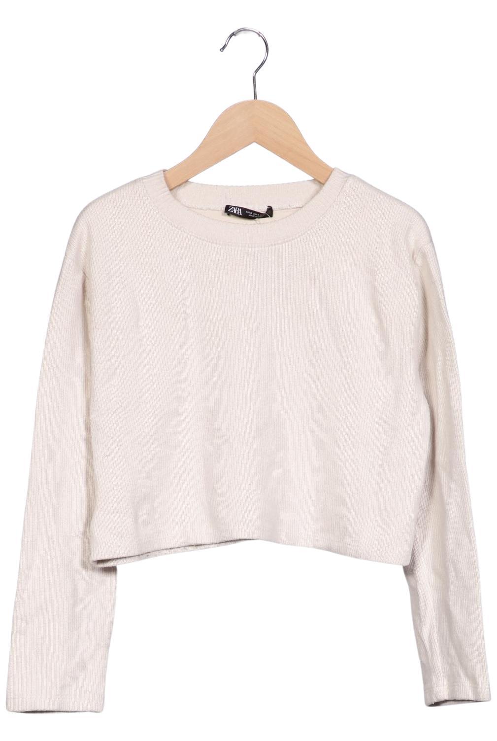 

Zara Damen Pullover, cremeweiß, Gr. 36