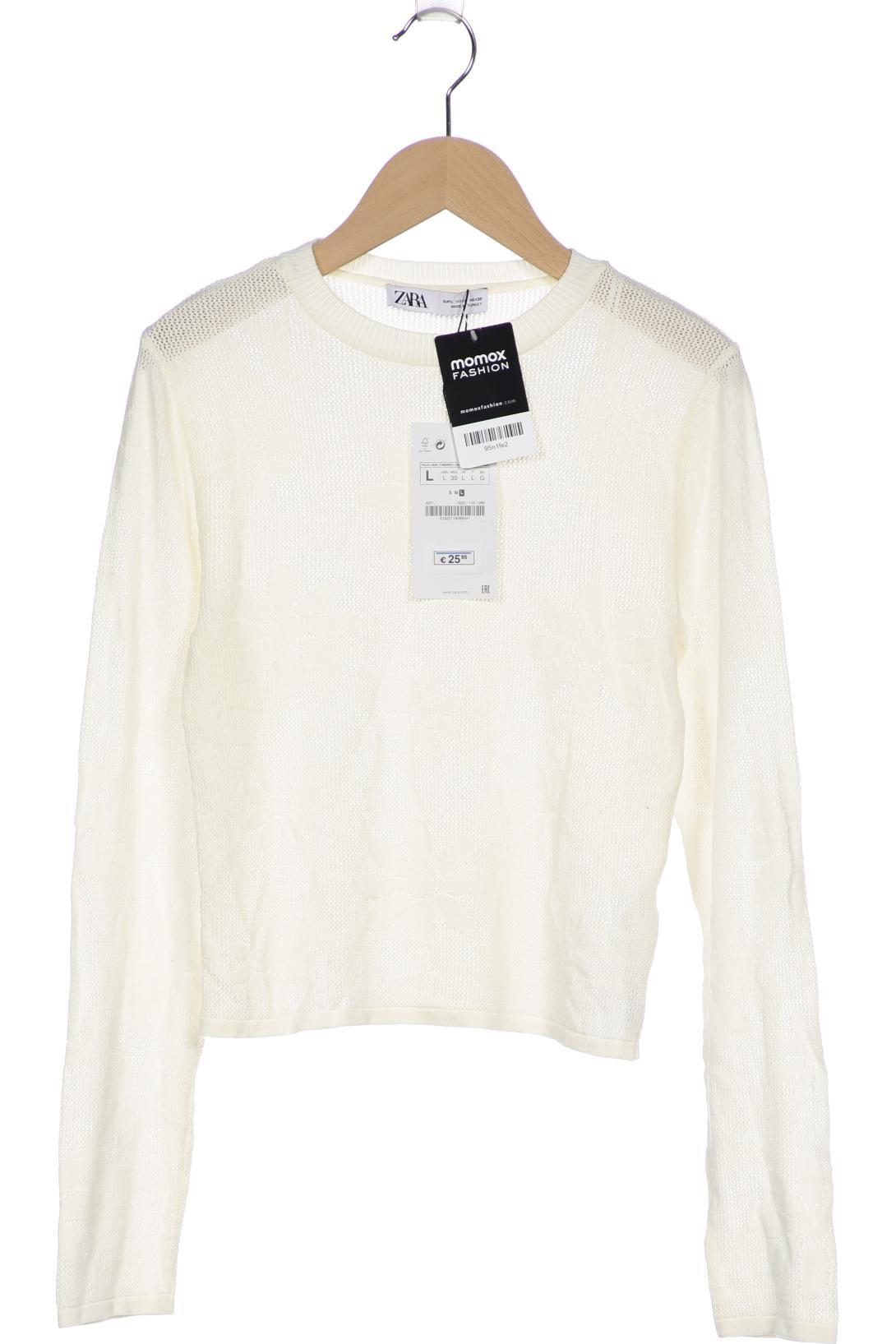

Zara Damen Pullover, cremeweiß, Gr. 42