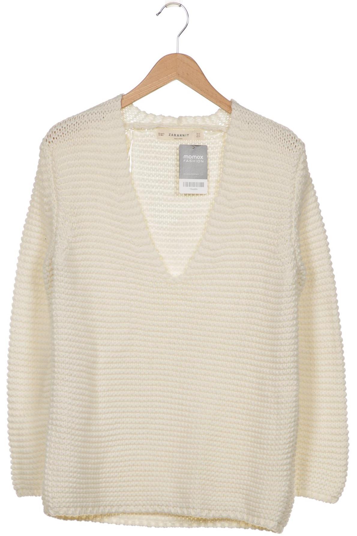 

ZARA Damen Pullover, cremeweiß