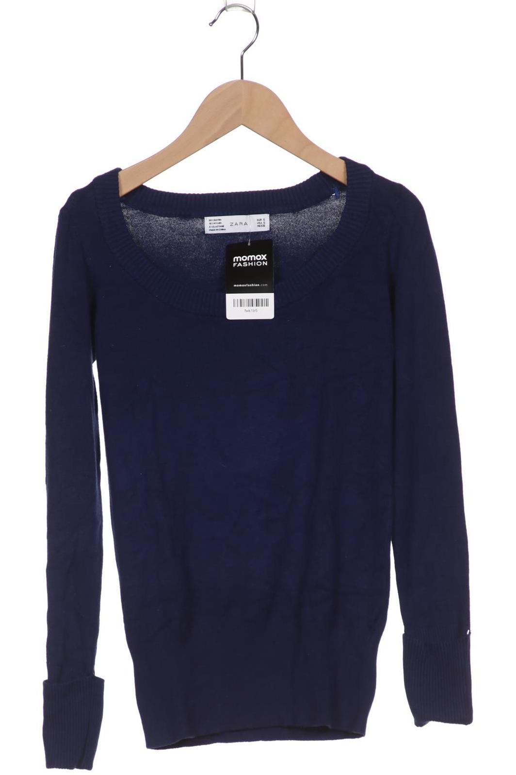

ZARA Damen Pullover, marineblau