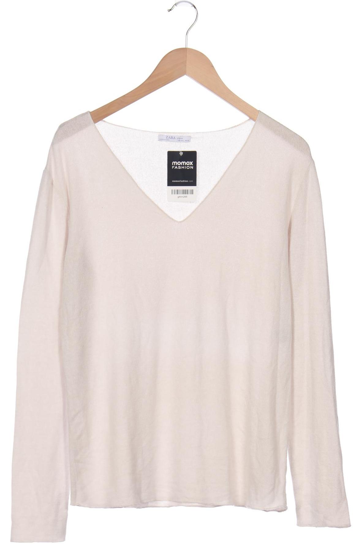 

ZARA Damen Pullover, beige