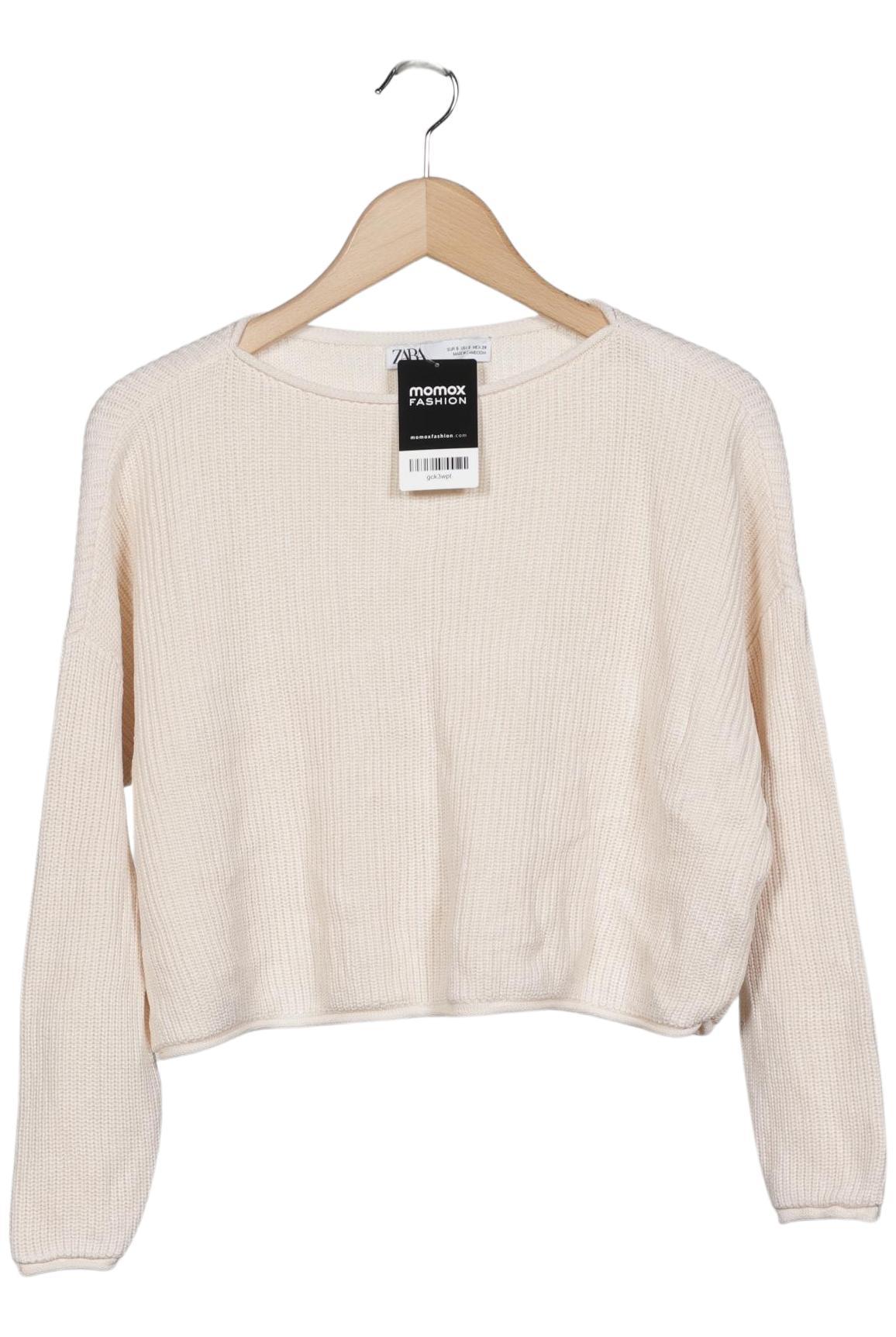 

Zara Damen Pullover, cremeweiß, Gr. 36