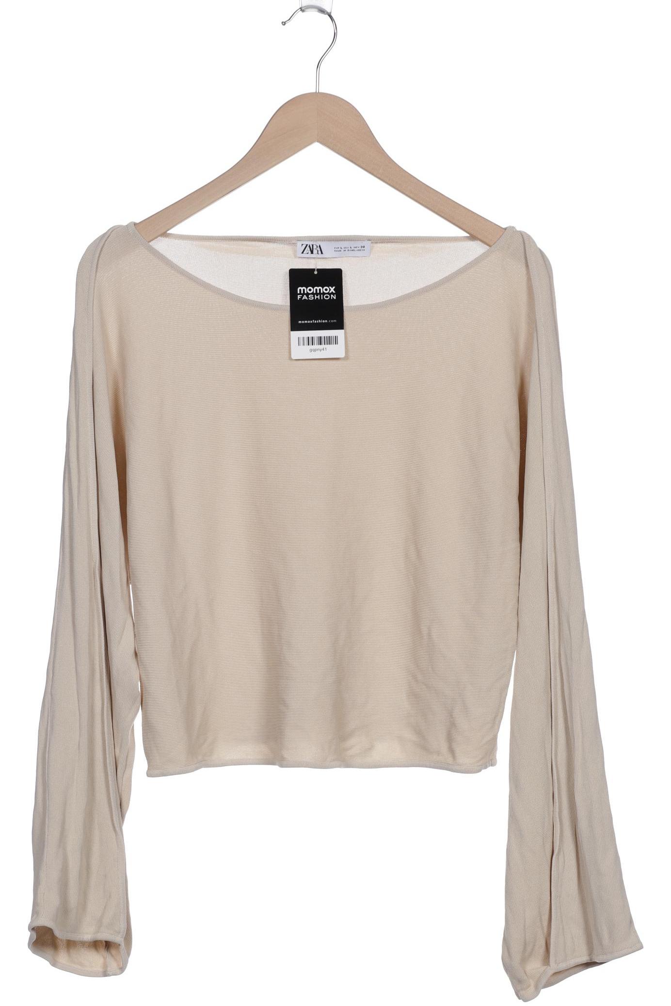 

ZARA Damen Pullover, beige