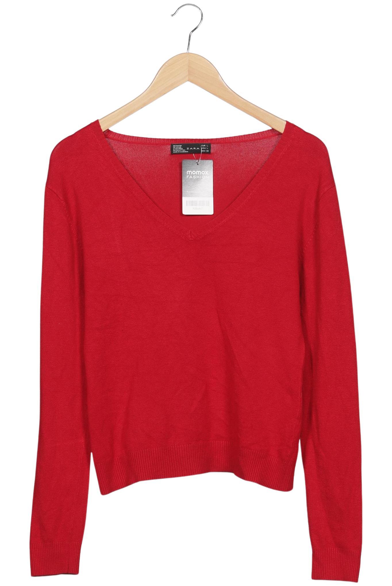 

Zara Damen Pullover, rot, Gr. 42