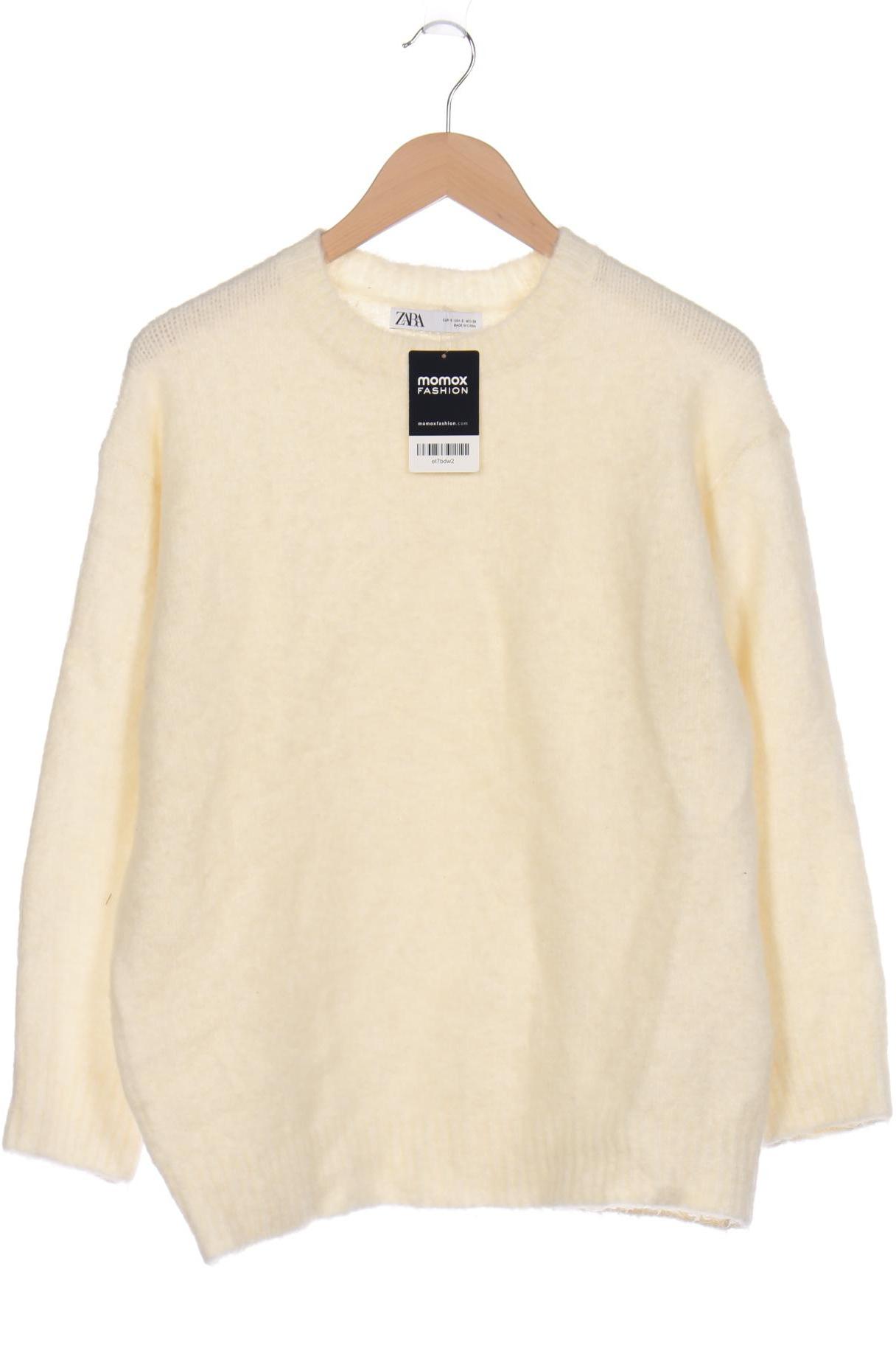 

ZARA Damen Pullover, cremeweiß
