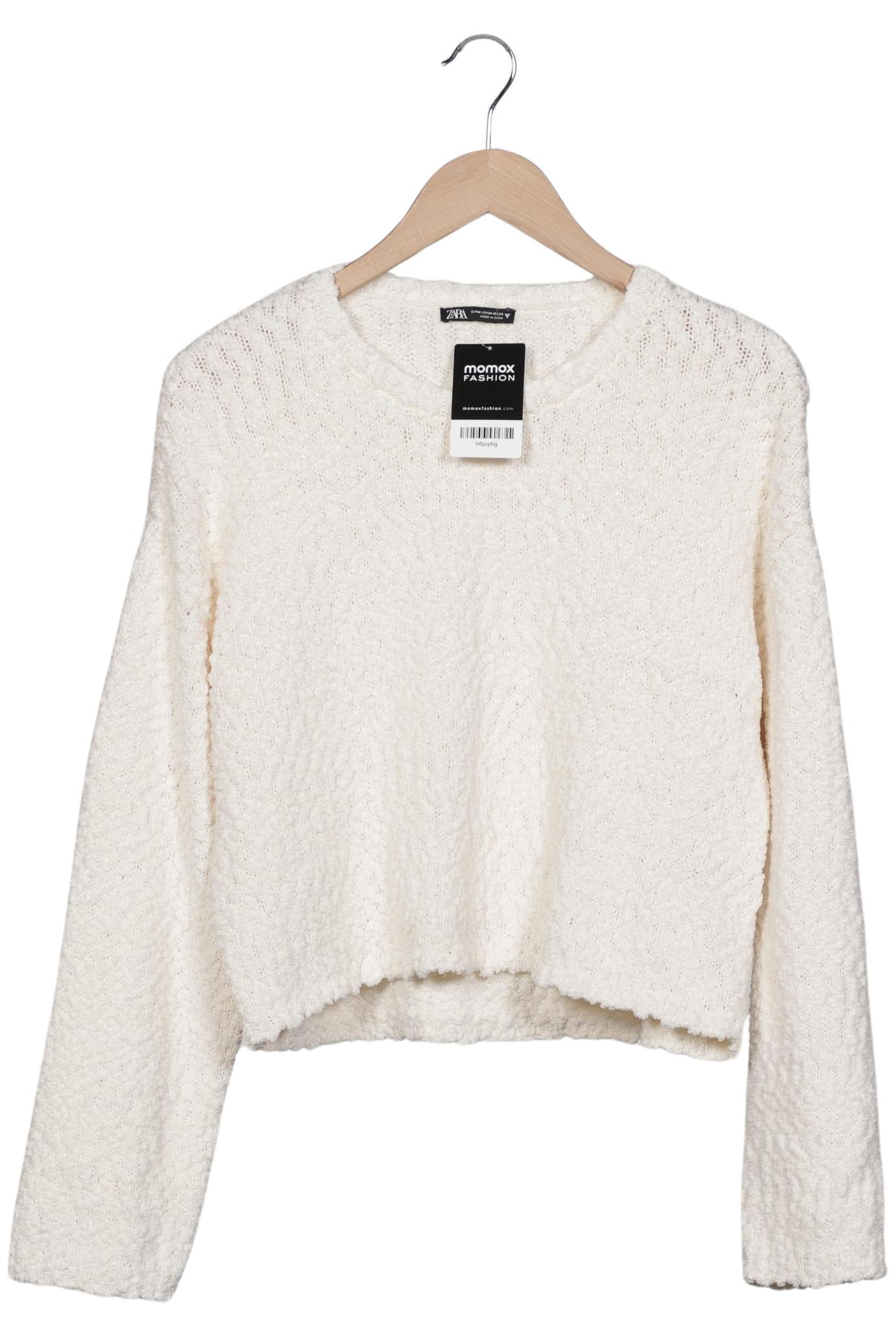 

Zara Damen Pullover, cremeweiß, Gr. 38