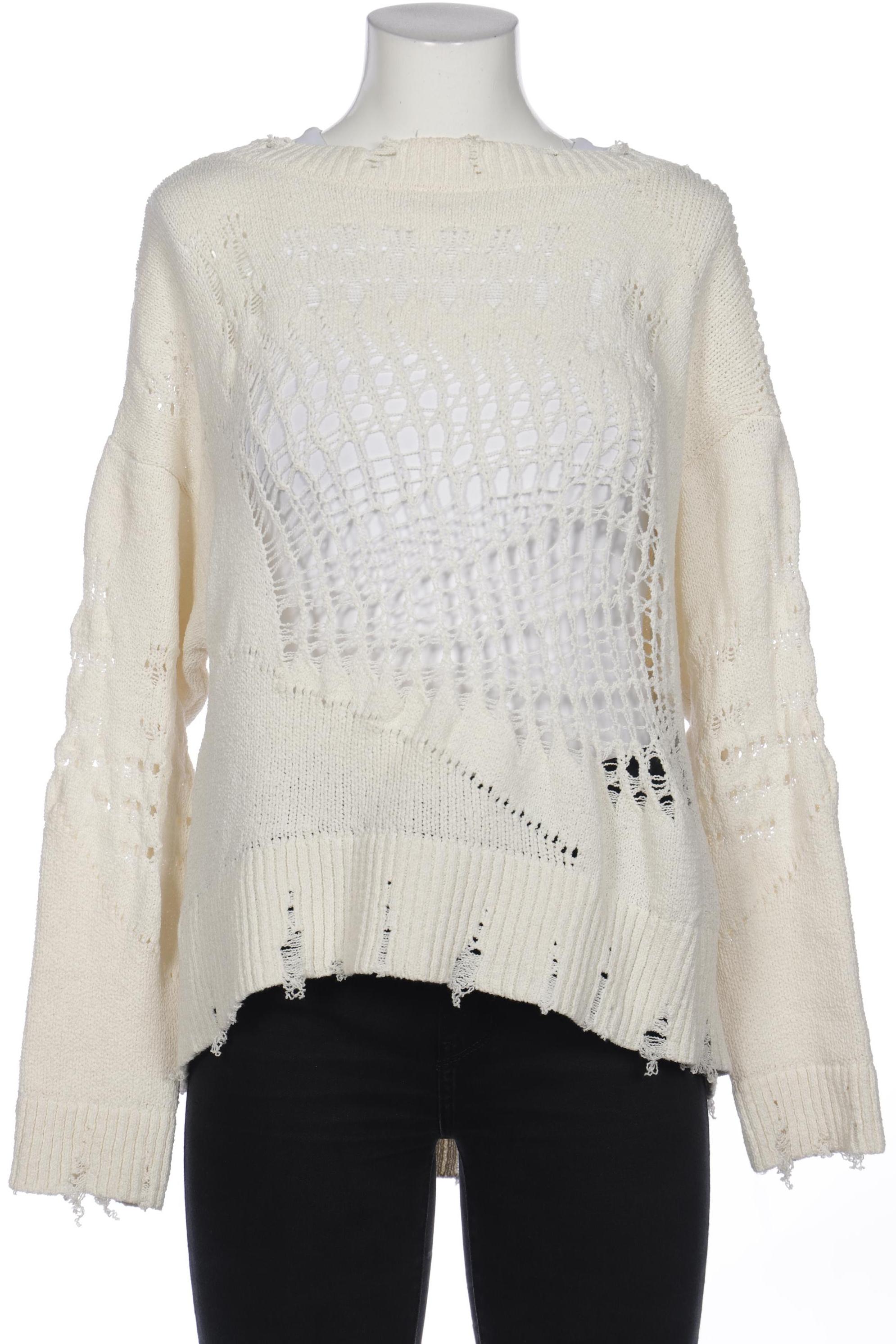 

Zara Damen Pullover, cremeweiß, Gr. 38