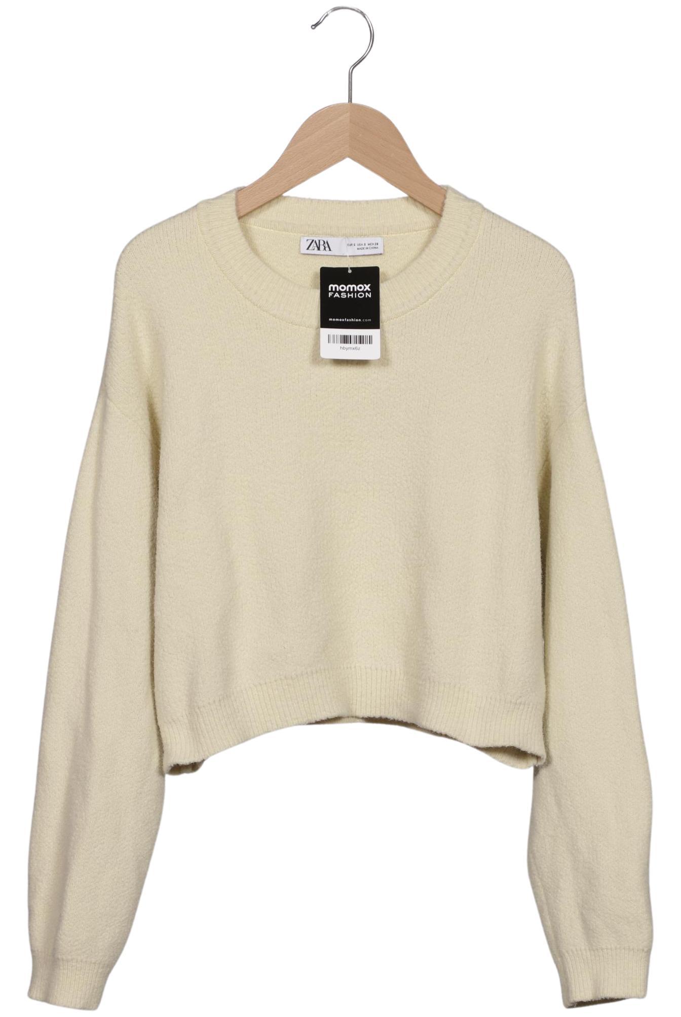

Zara Damen Pullover, cremeweiß, Gr. 36