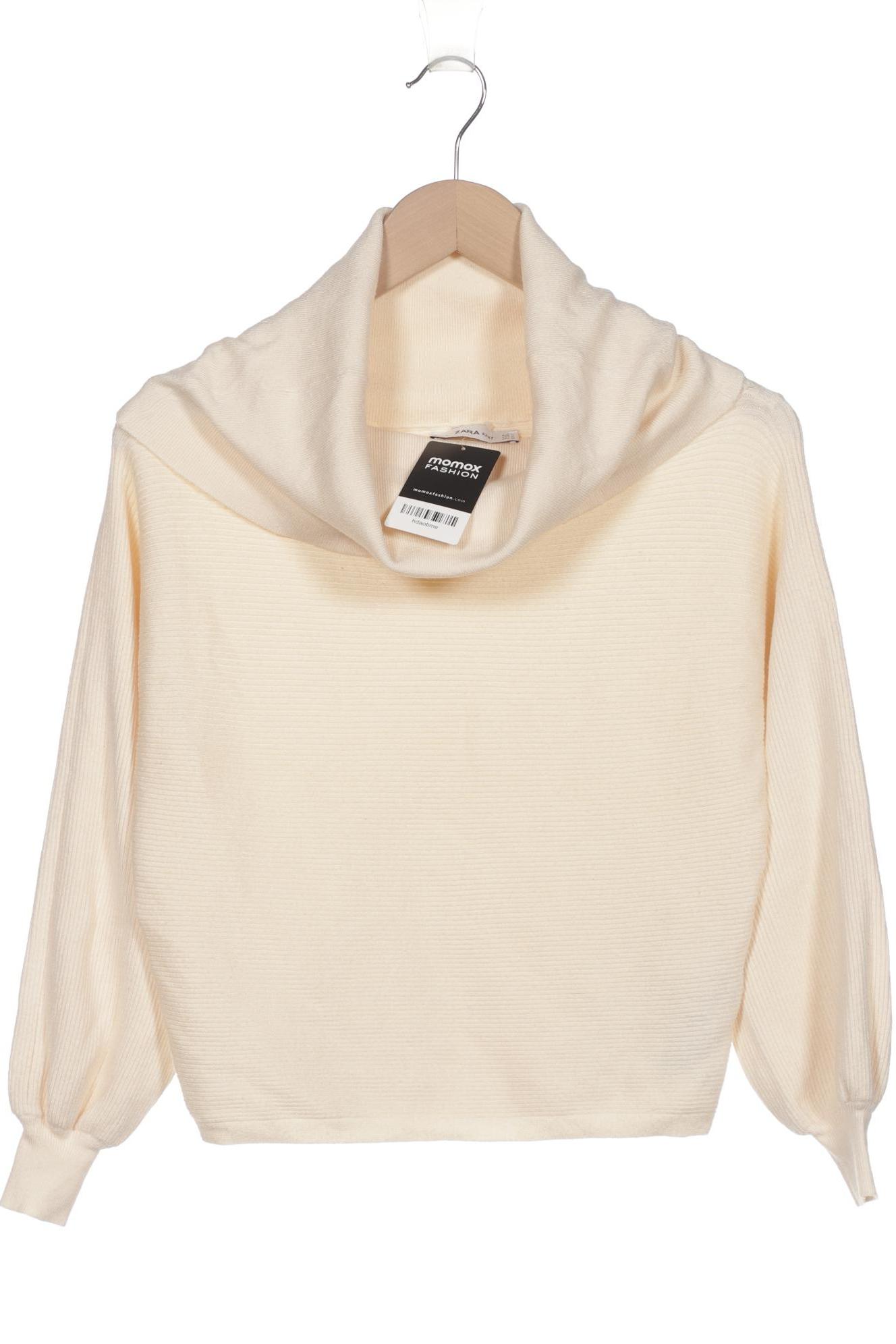 

Zara Damen Pullover, cremeweiß, Gr. 38