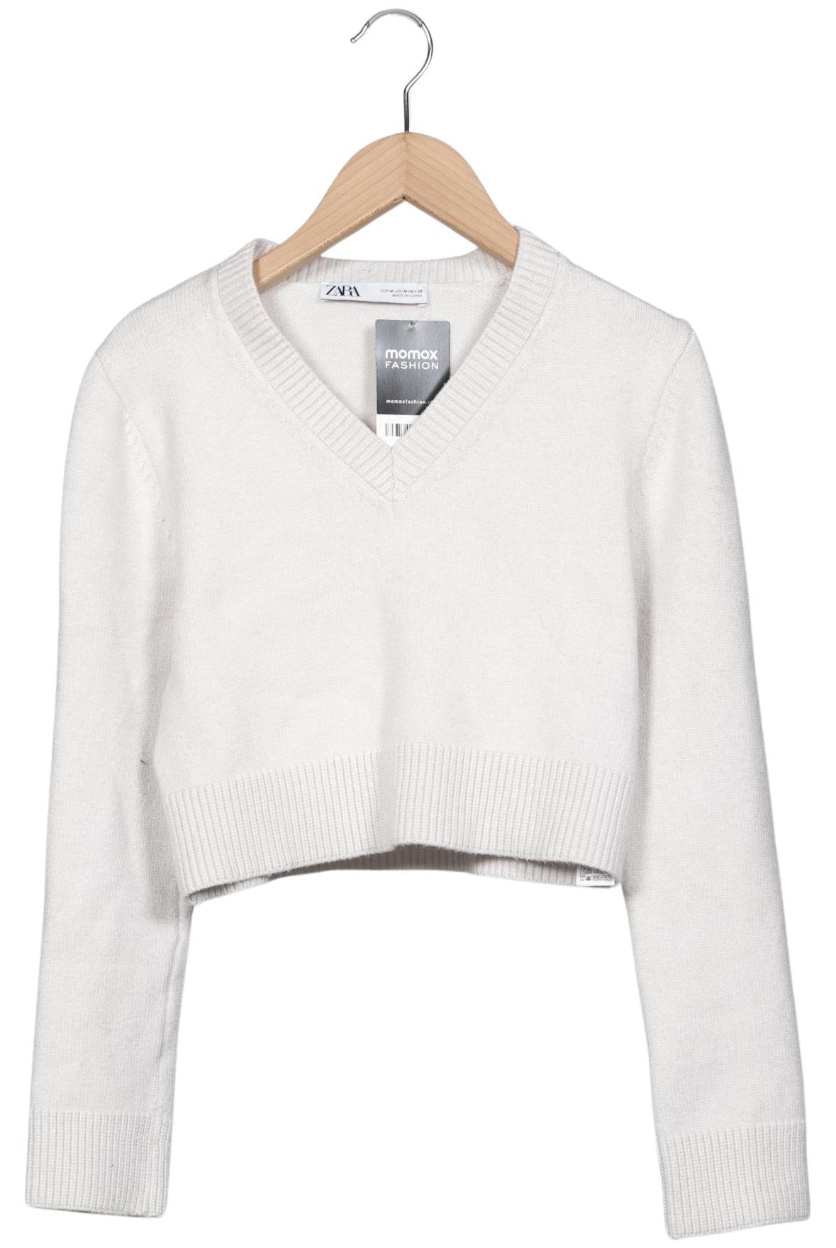 

Zara Damen Pullover, weiß, Gr. 38