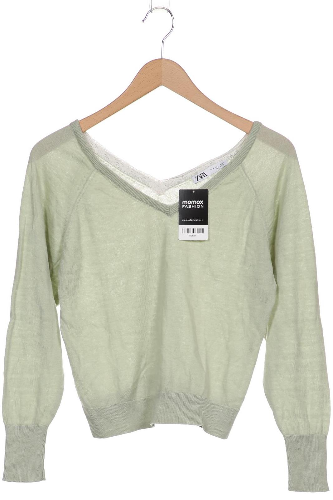 

ZARA Damen Pullover, hellgrün