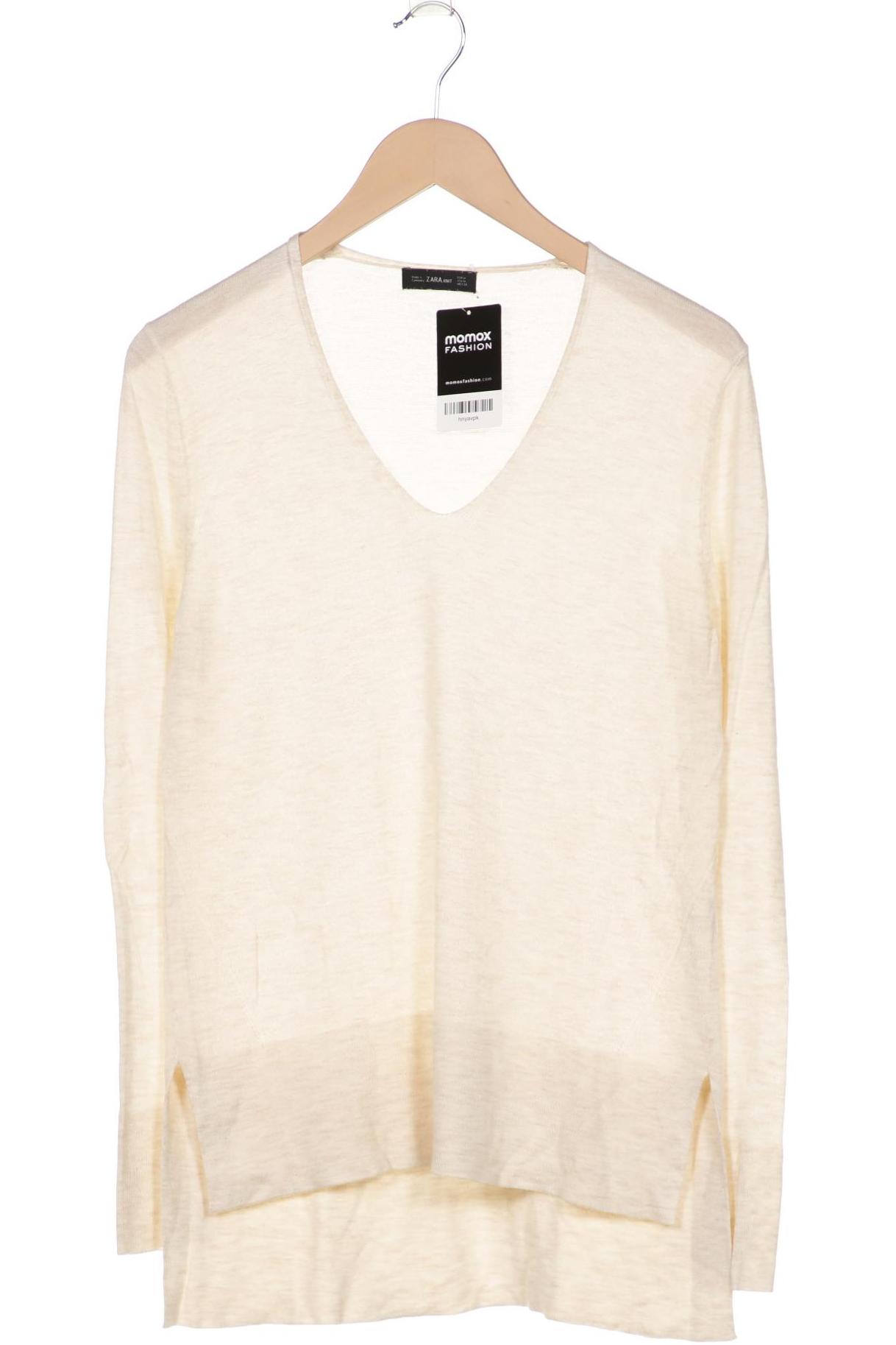 

Zara Damen Pullover, cremeweiß, Gr. 38