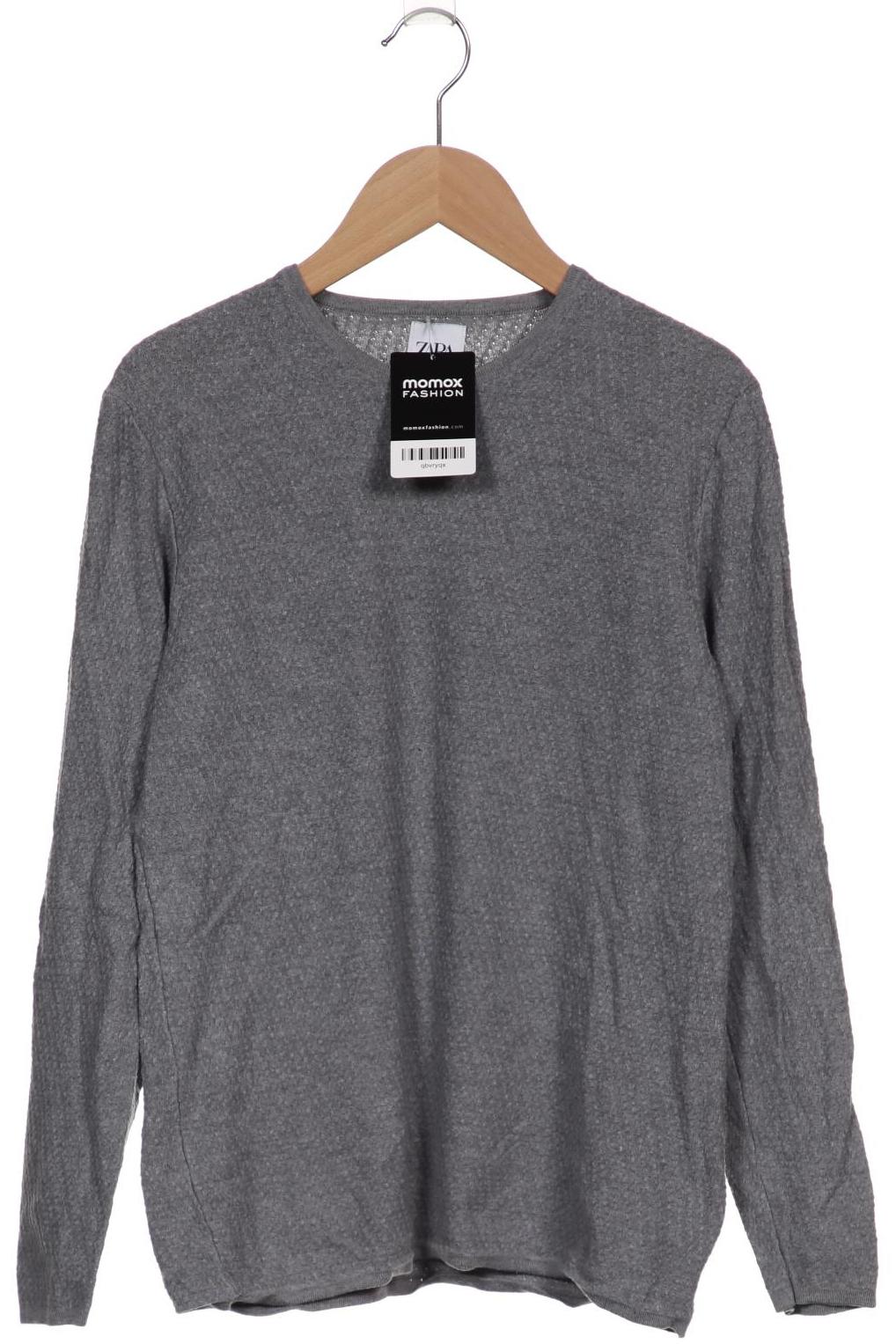 

ZARA Damen Pullover, grau