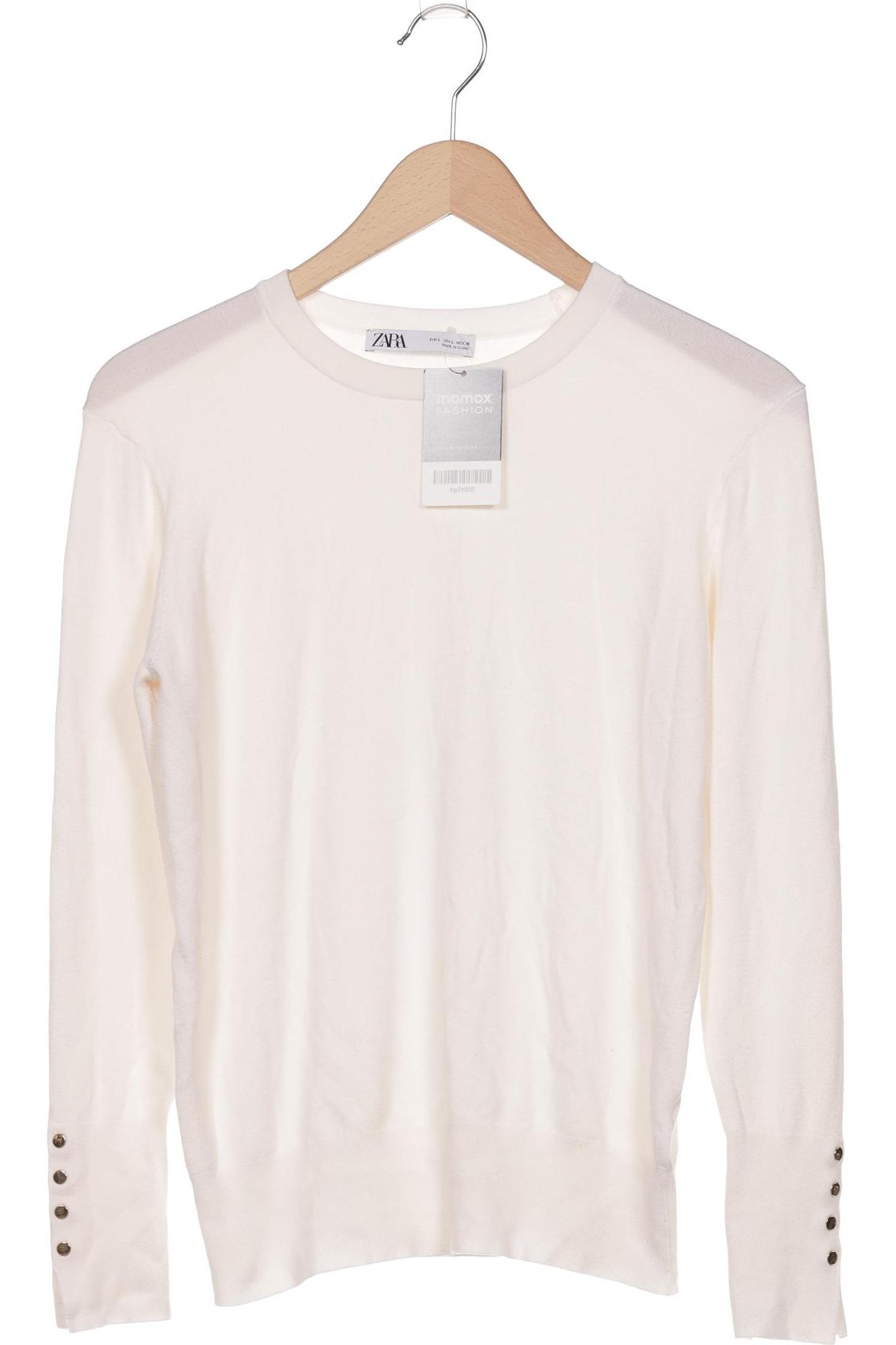 

Zara Damen Pullover, cremeweiß, Gr. 42