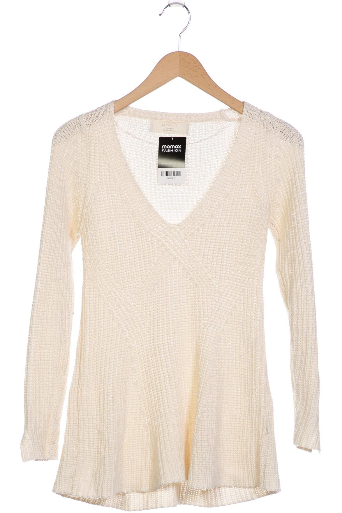 

Zara Damen Pullover, cremeweiß, Gr. 36