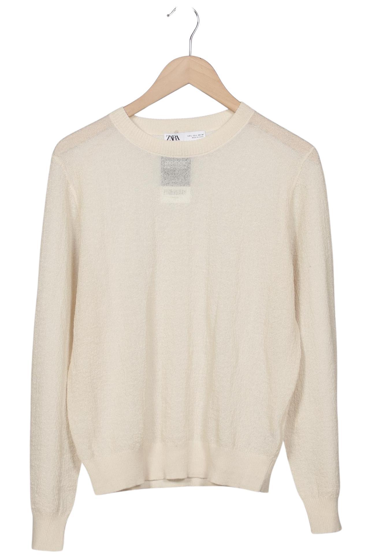 

Zara Damen Pullover, cremeweiß, Gr. 42