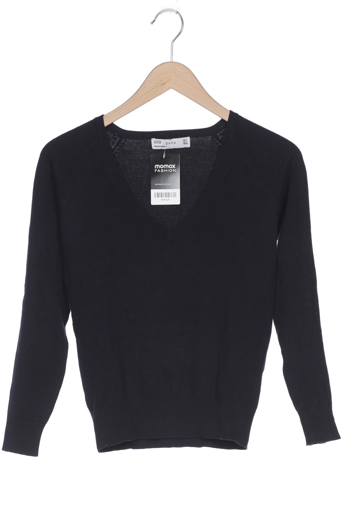 

ZARA Damen Pullover, marineblau