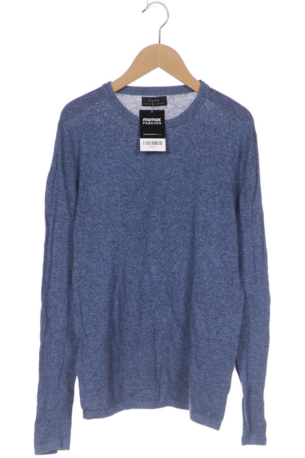 

ZARA Damen Pullover, blau