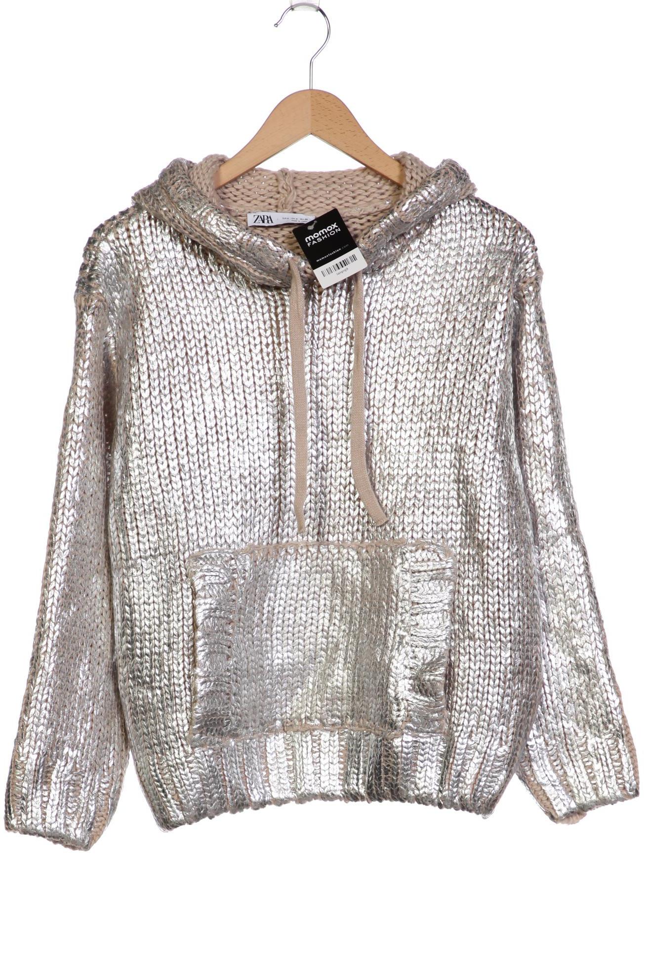 

Zara Damen Pullover, silber, Gr. 36