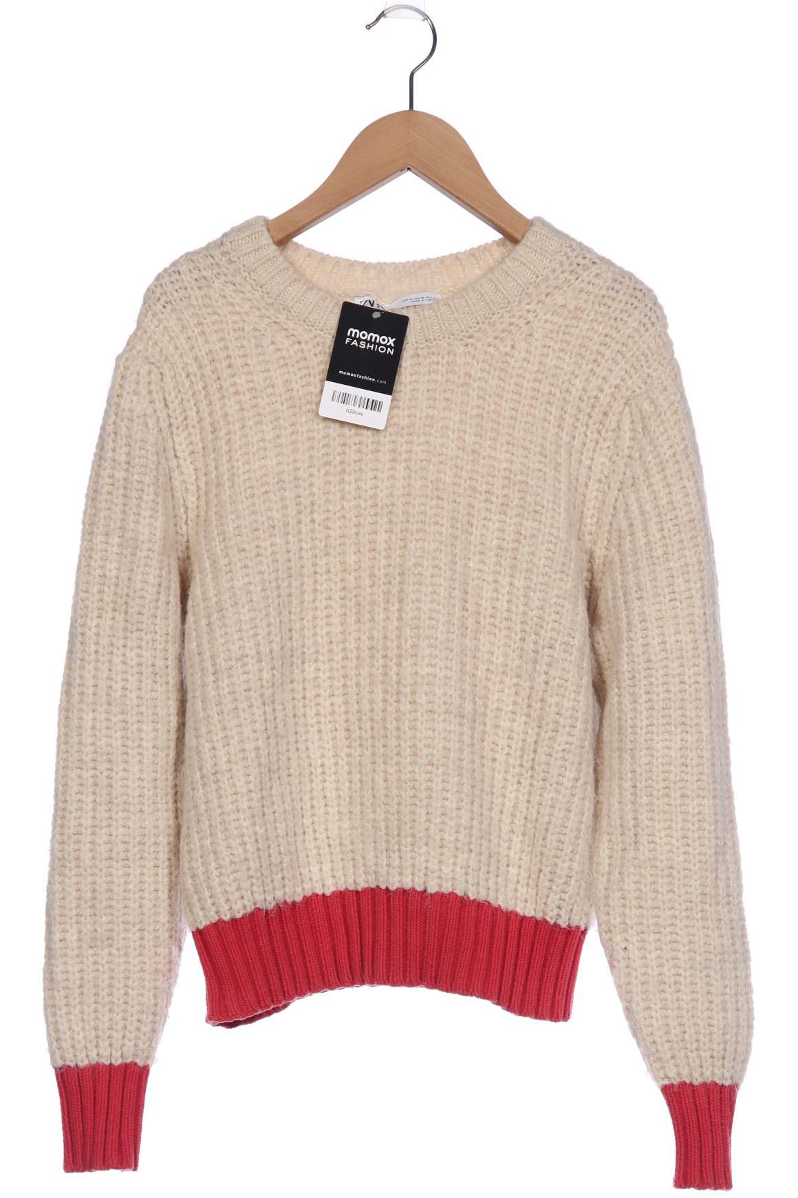 

ZARA Damen Pullover, beige