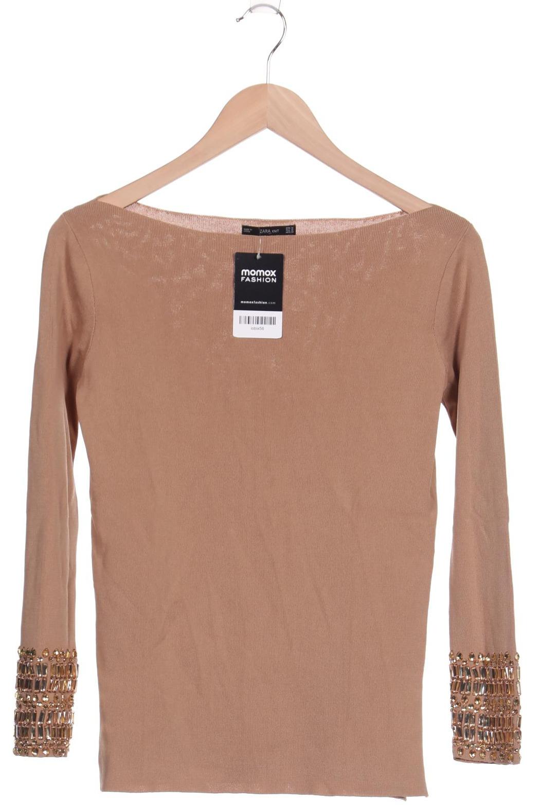 

ZARA Damen Pullover, beige
