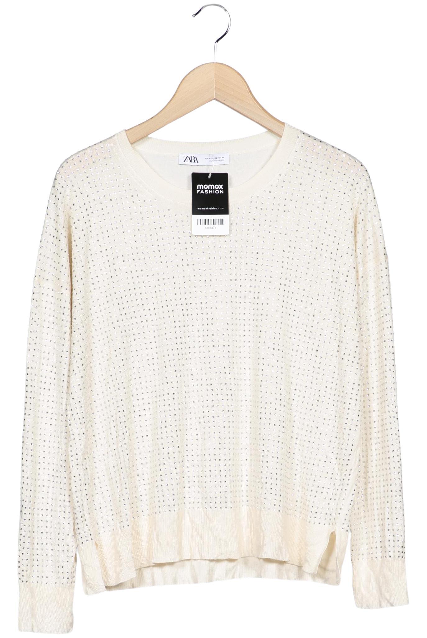 

Zara Damen Pullover, cremeweiß, Gr. 44