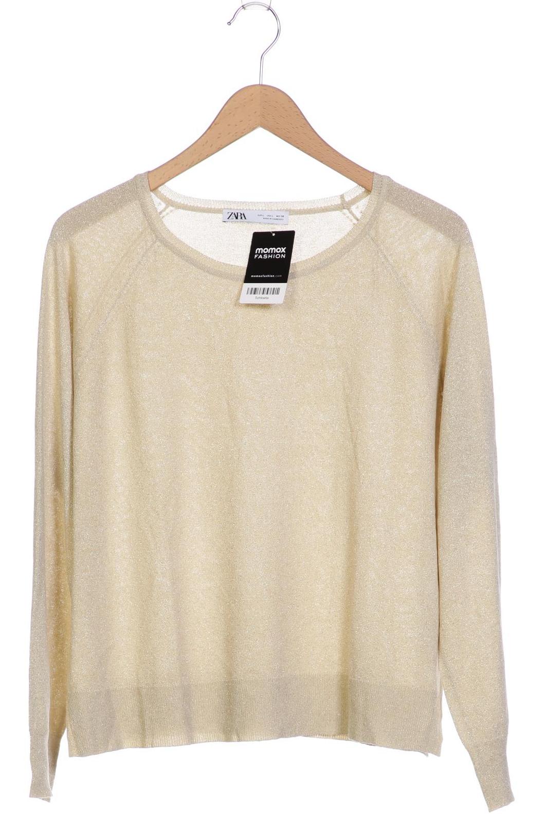 

ZARA Damen Pullover, beige
