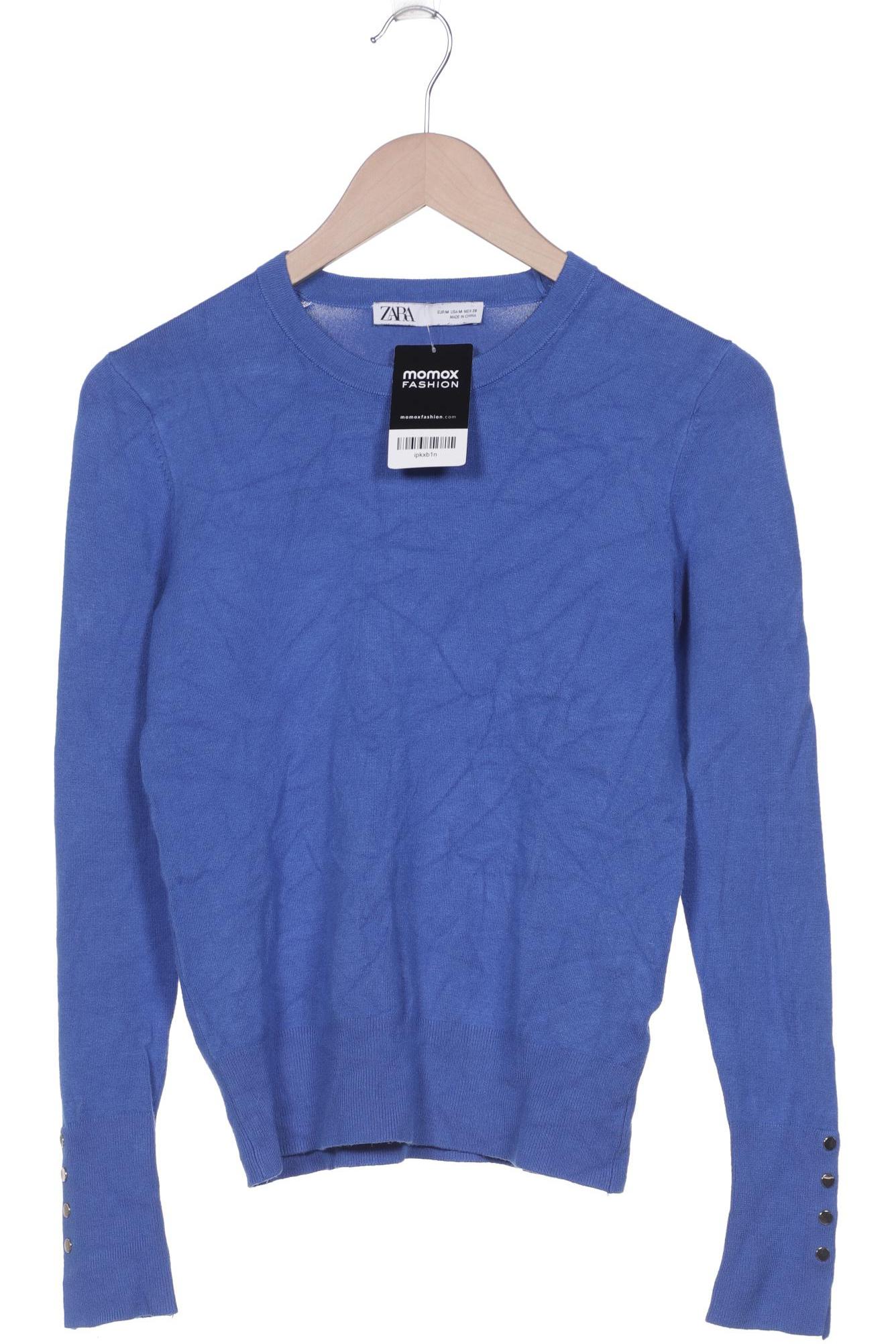 

ZARA Damen Pullover, blau