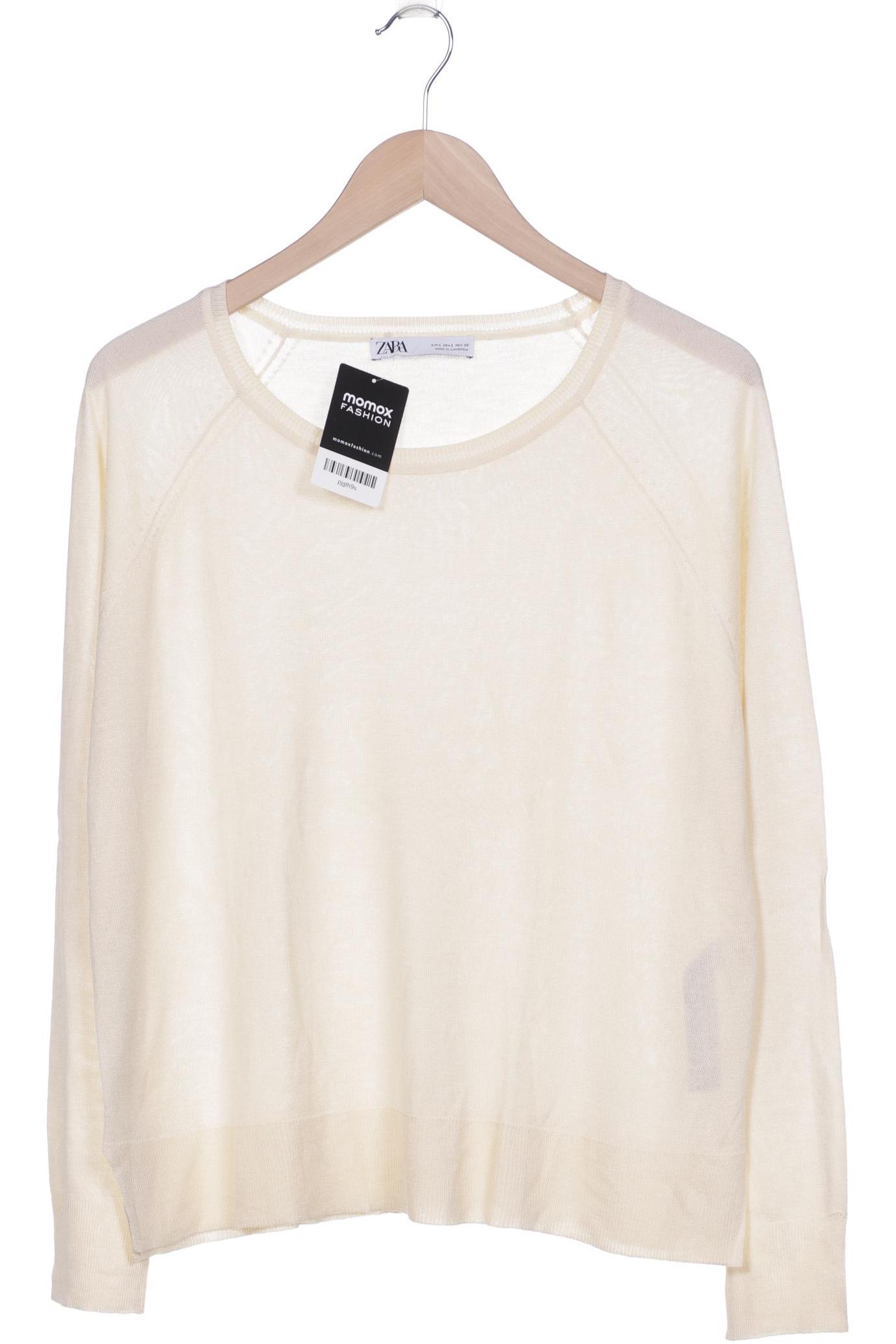 

Zara Damen Pullover, cremeweiß, Gr. 42