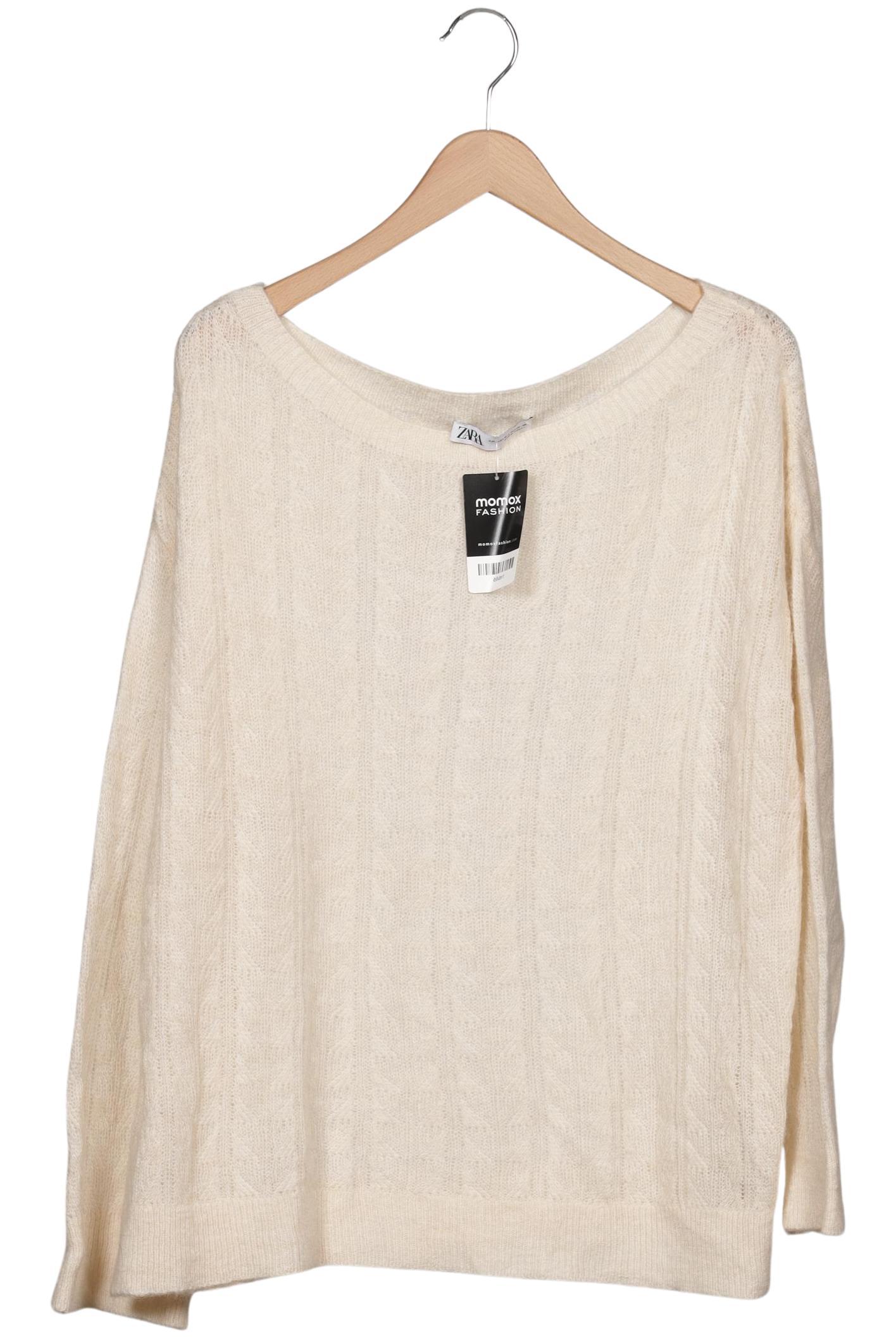 

Zara Damen Pullover, cremeweiß, Gr. 38