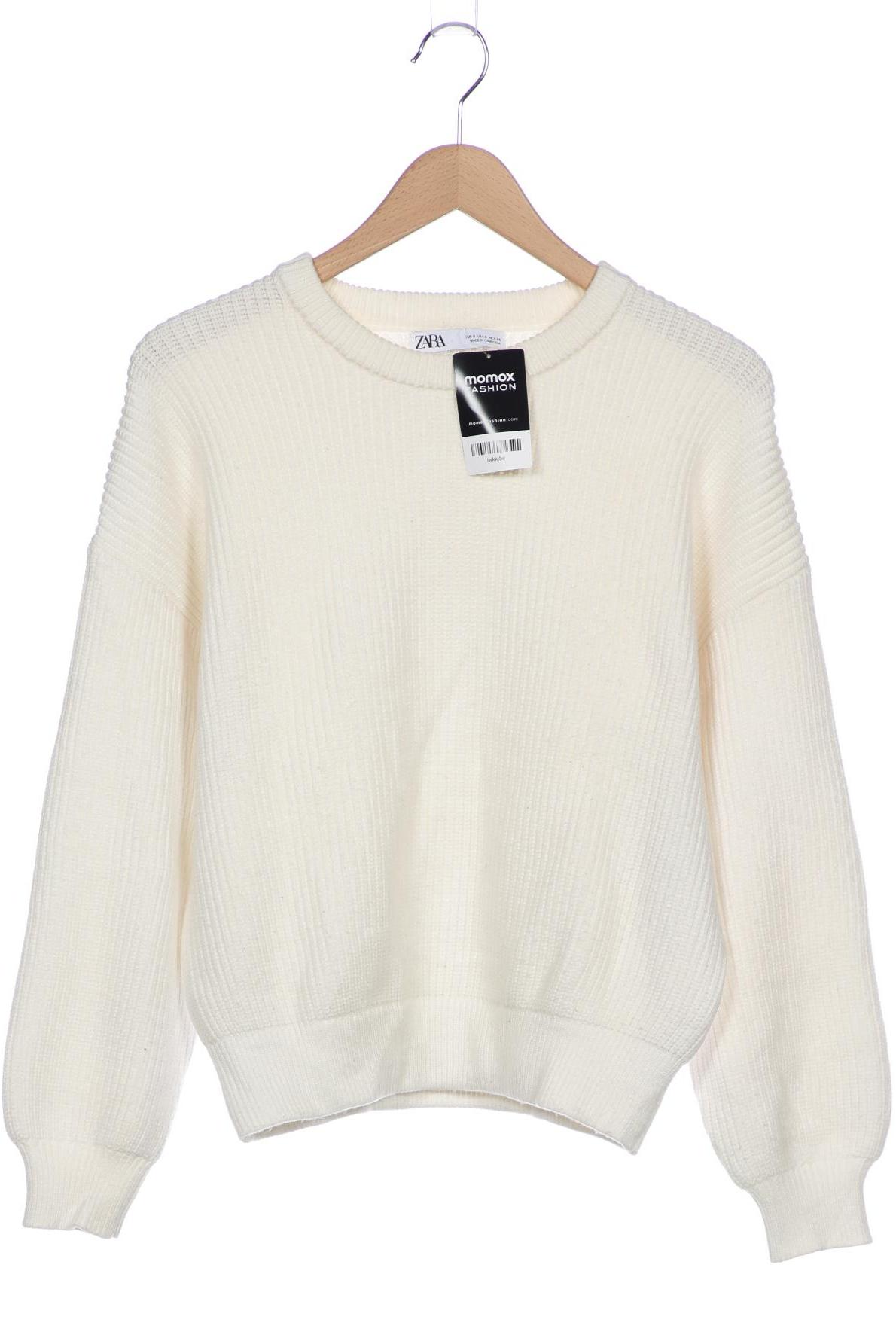 

Zara Damen Pullover, weiß, Gr. 36