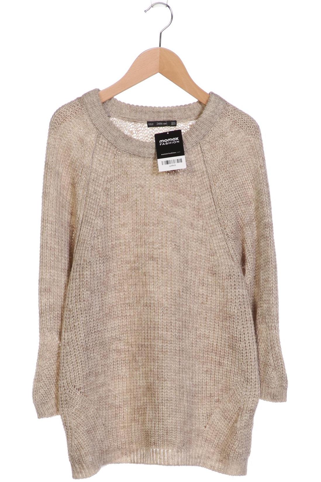 

ZARA Damen Pullover, beige