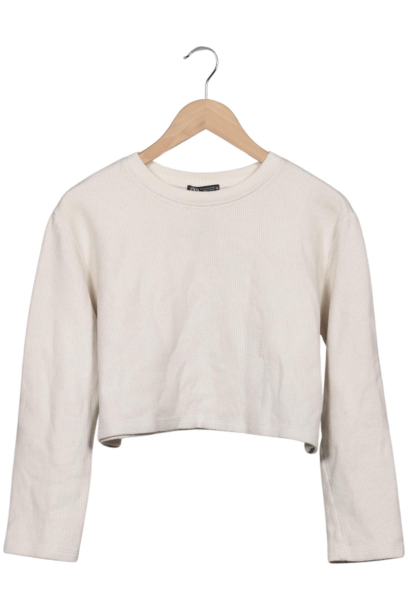 

Zara Damen Pullover, cremeweiß, Gr. 38