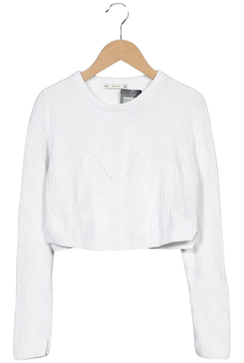 

Zara Damen Pullover, weiß, Gr. 38