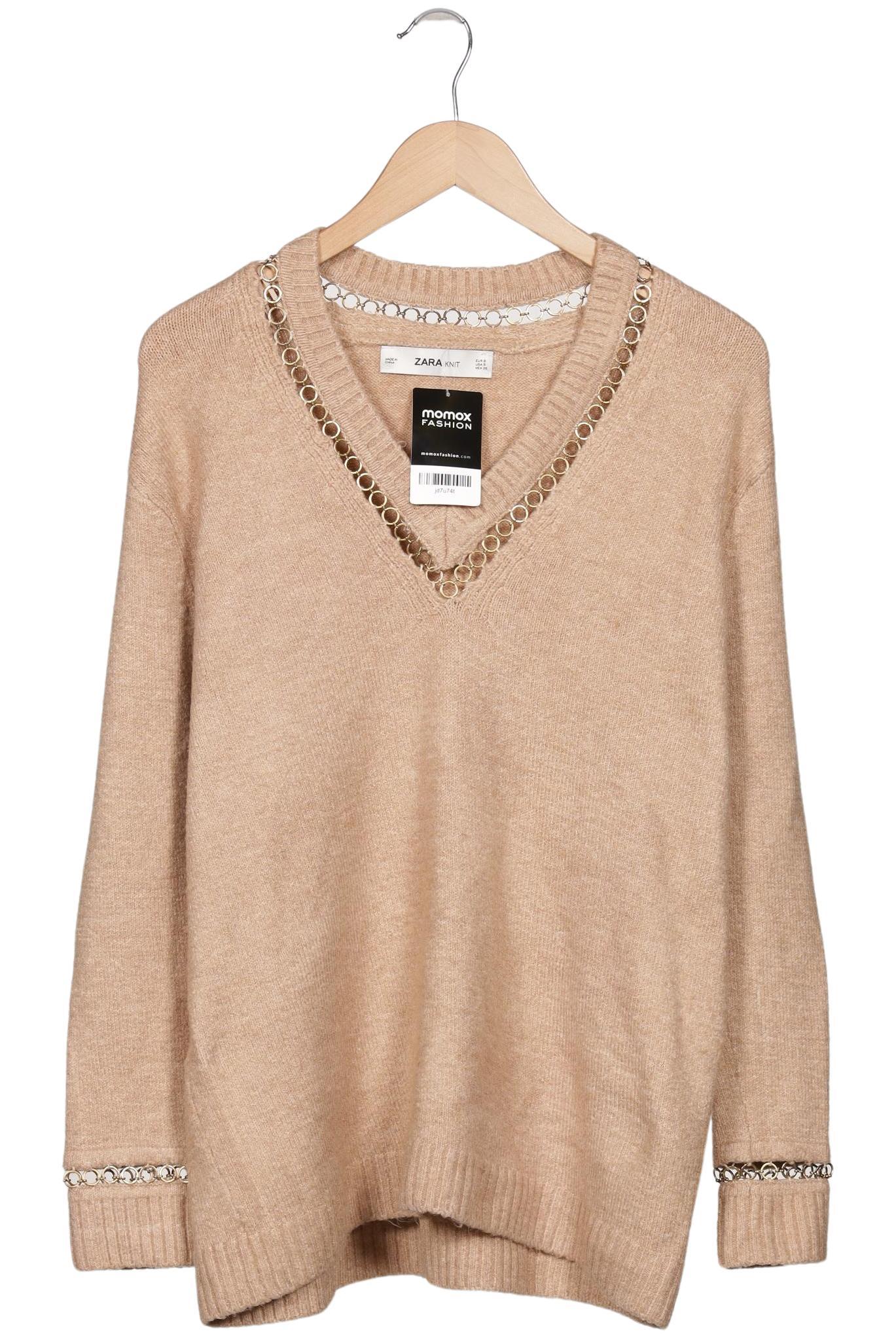 

Zara Damen Pullover, beige, Gr. 36