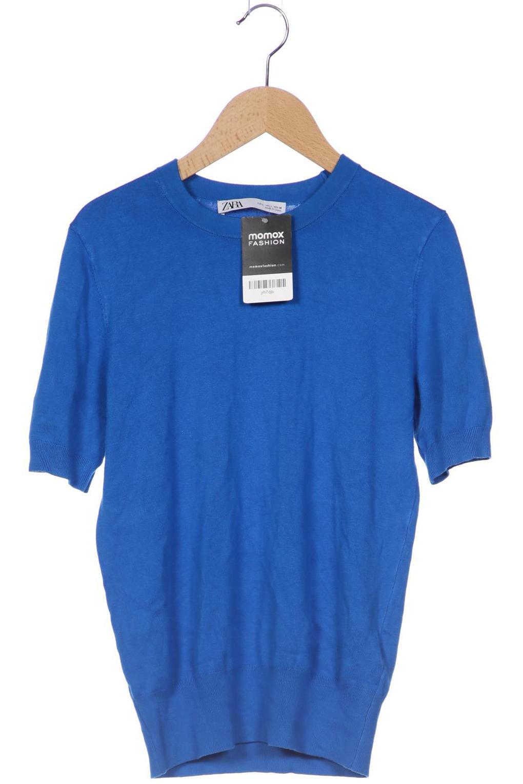 

ZARA Damen Pullover, blau