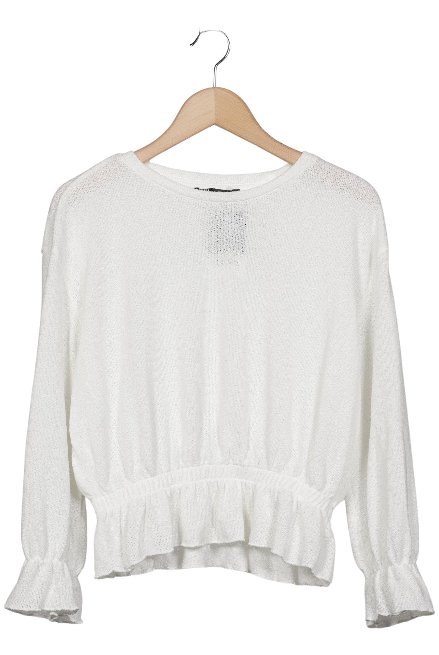 

Zara Damen Pullover, weiß, Gr. 38