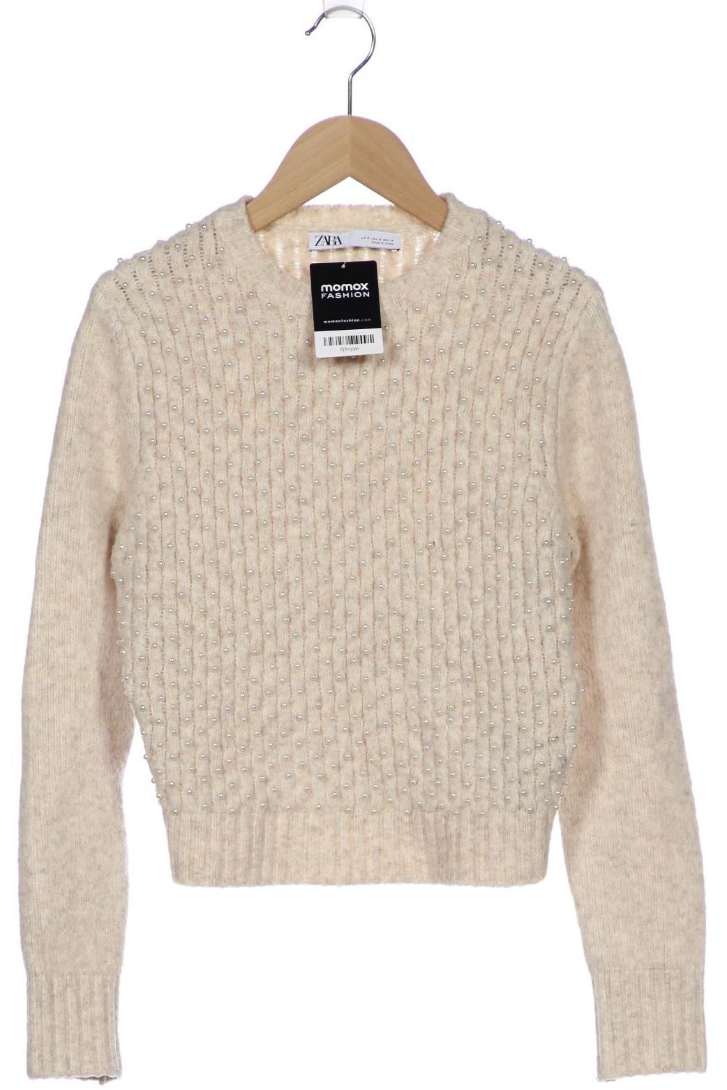 

ZARA Damen Pullover, beige