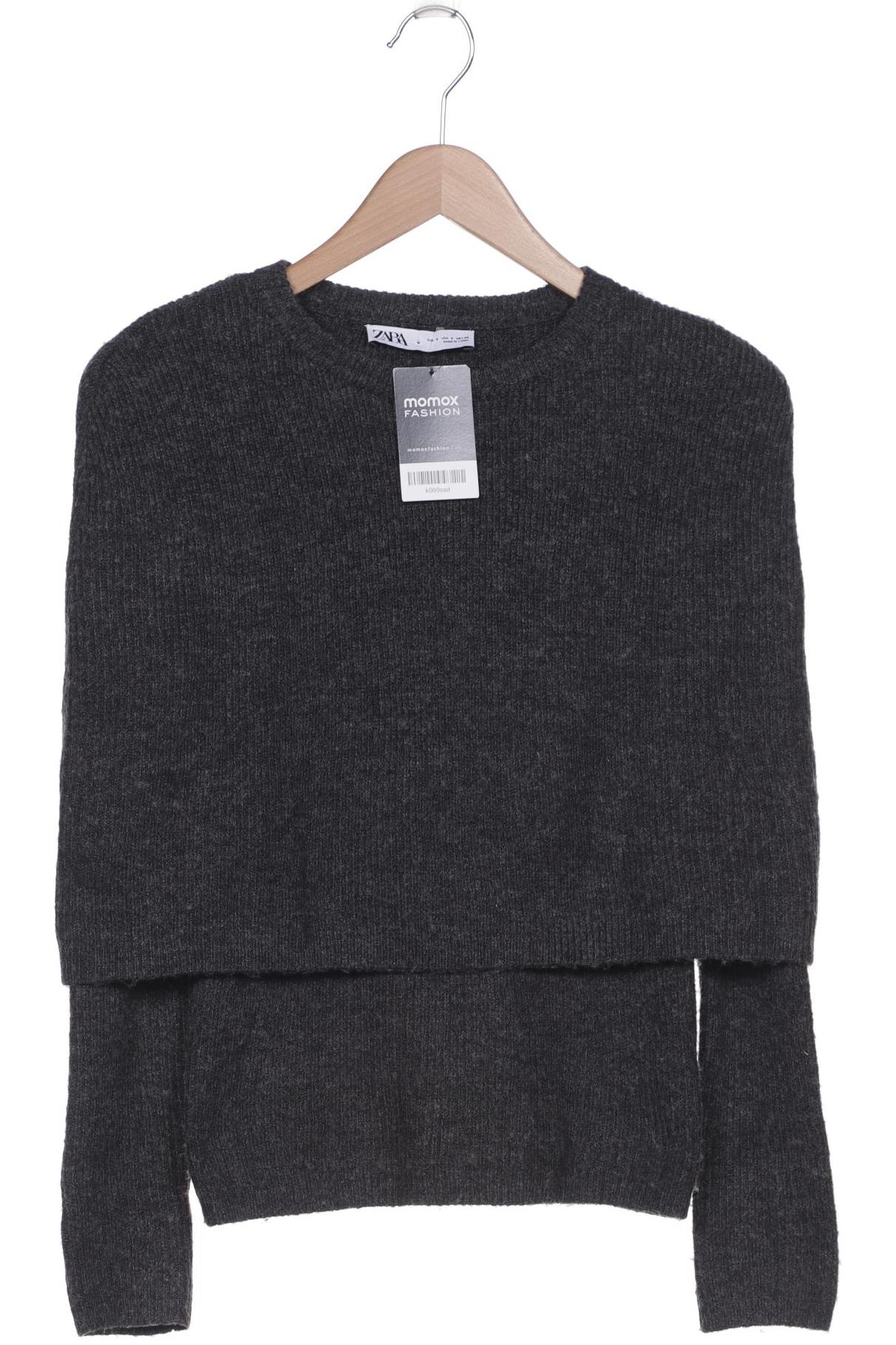 

ZARA Damen Pullover, grau