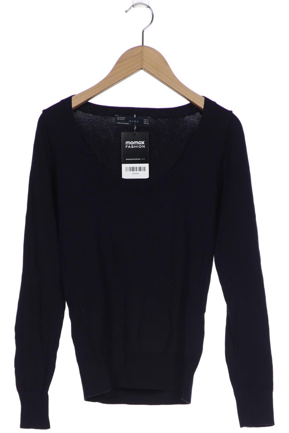 

ZARA Damen Pullover, marineblau