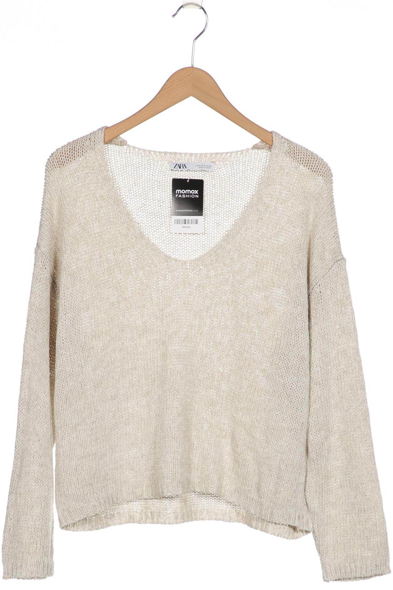 

ZARA Damen Pullover, cremeweiß