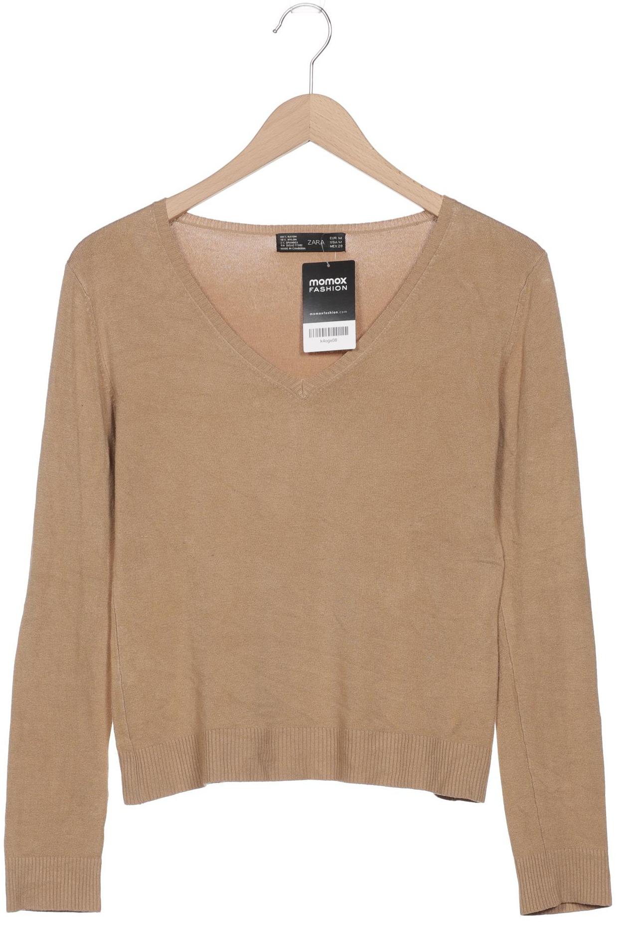 

ZARA Damen Pullover, beige