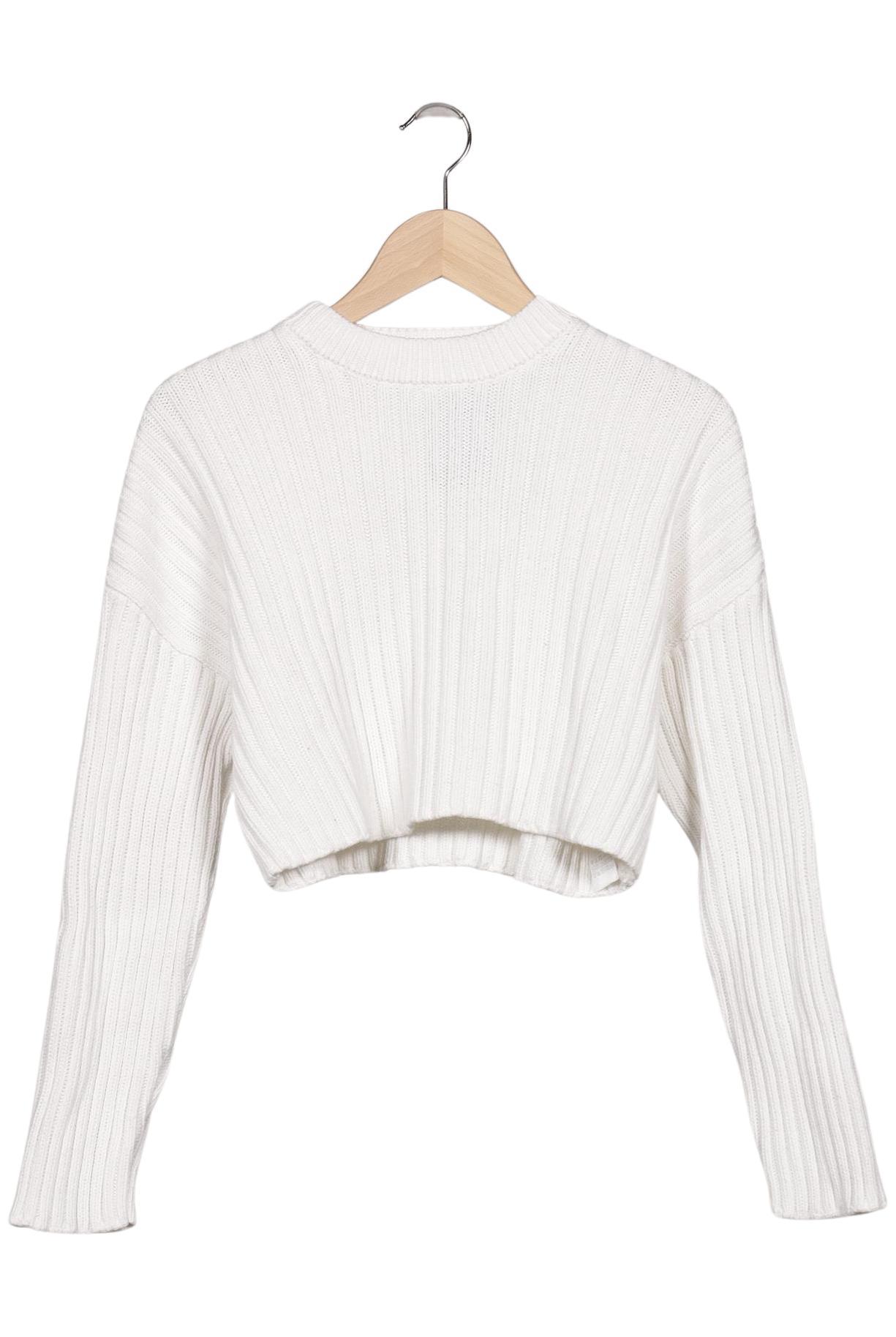 

Zara Damen Pullover, weiß, Gr. 36