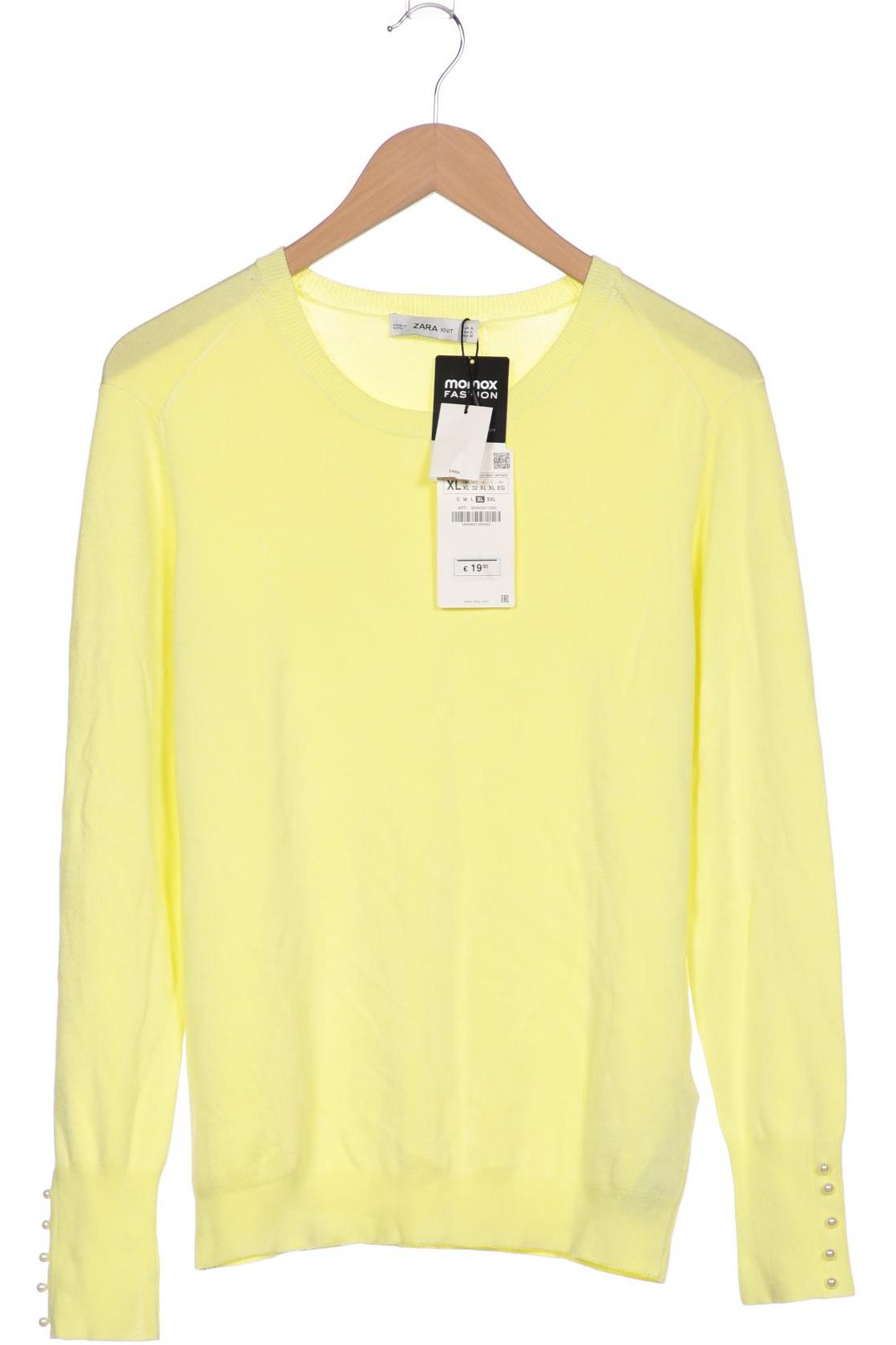 

ZARA Damen Pullover, gelb