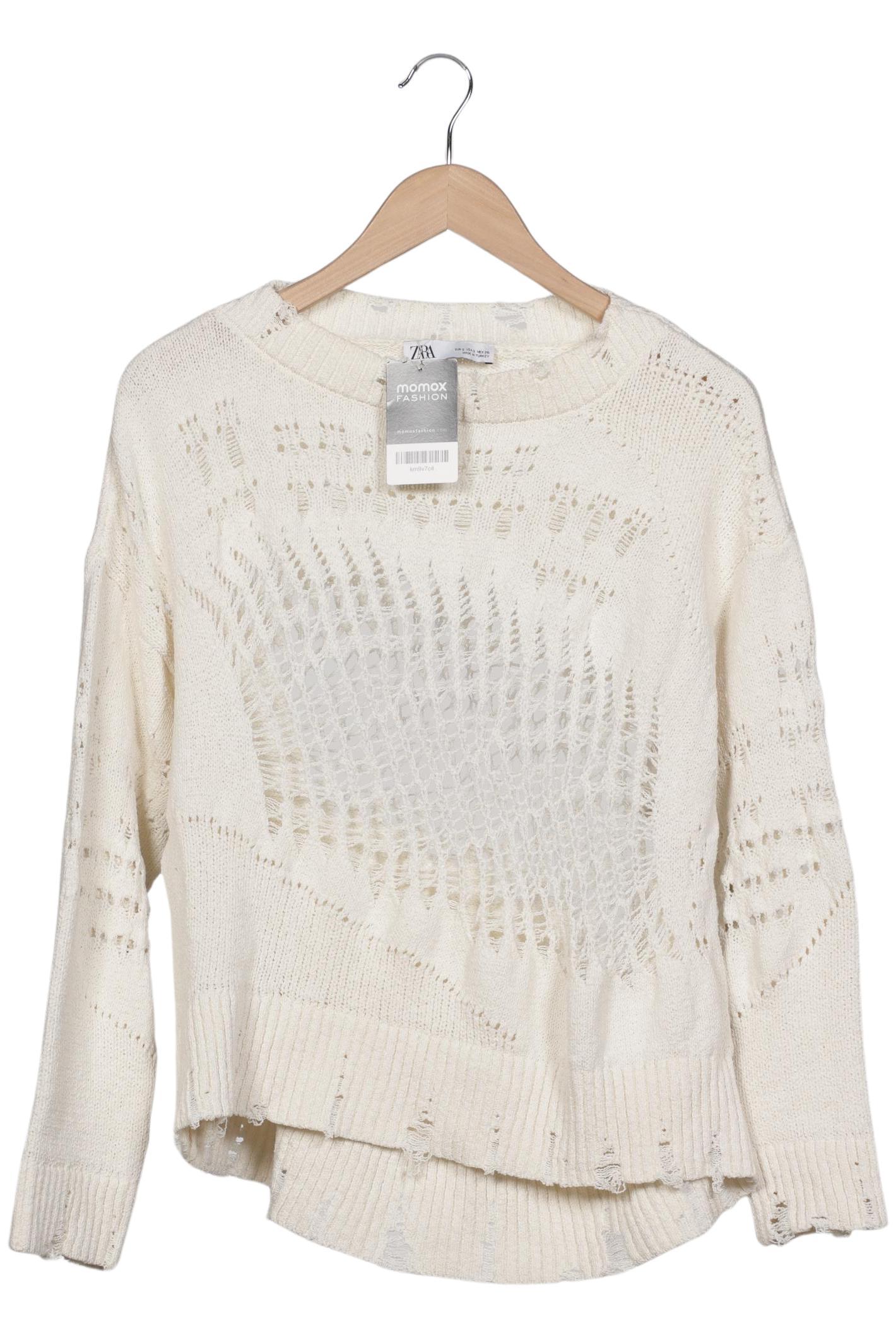 

Zara Damen Pullover, cremeweiß, Gr. 36
