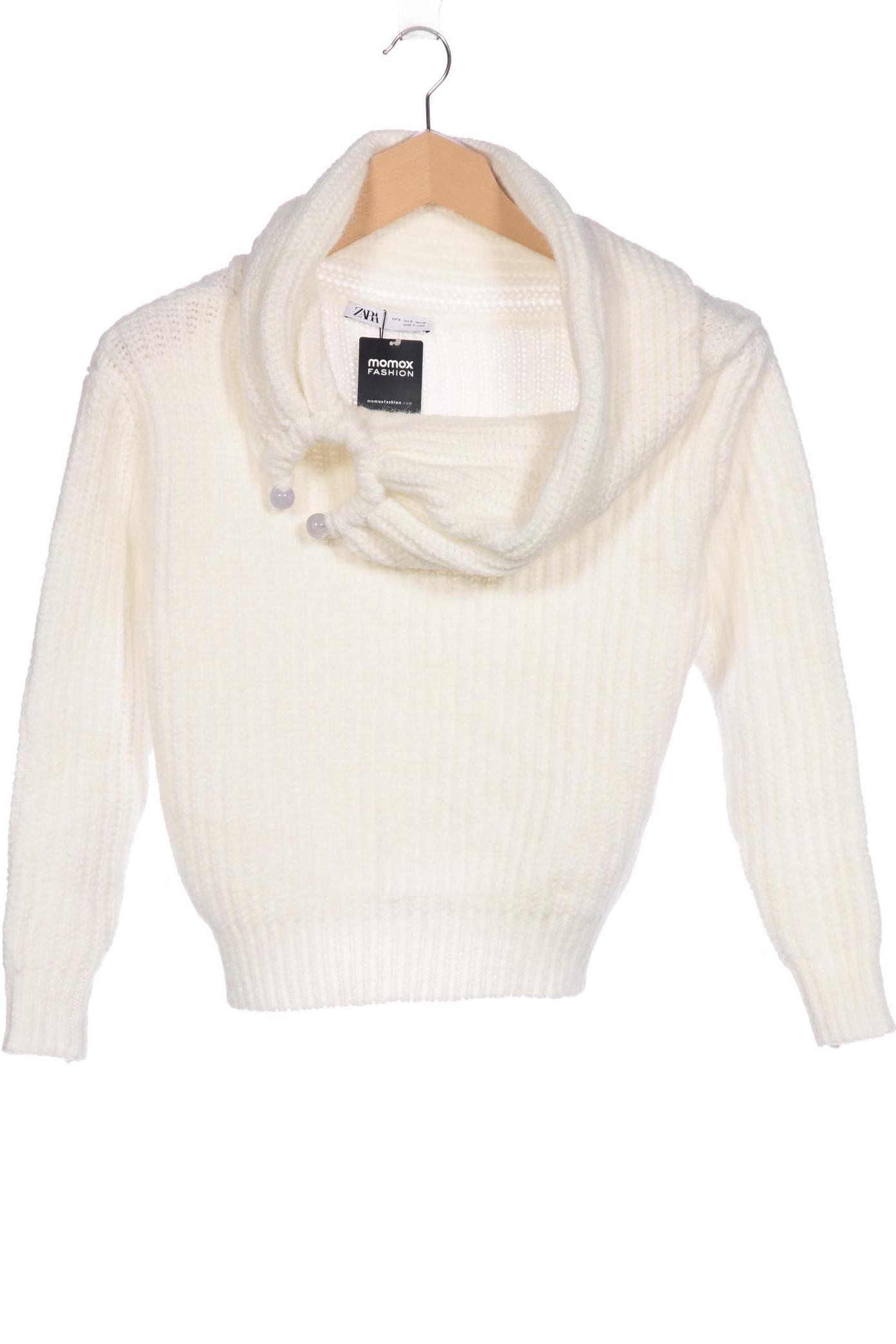 

Zara Damen Pullover, weiß, Gr. 36