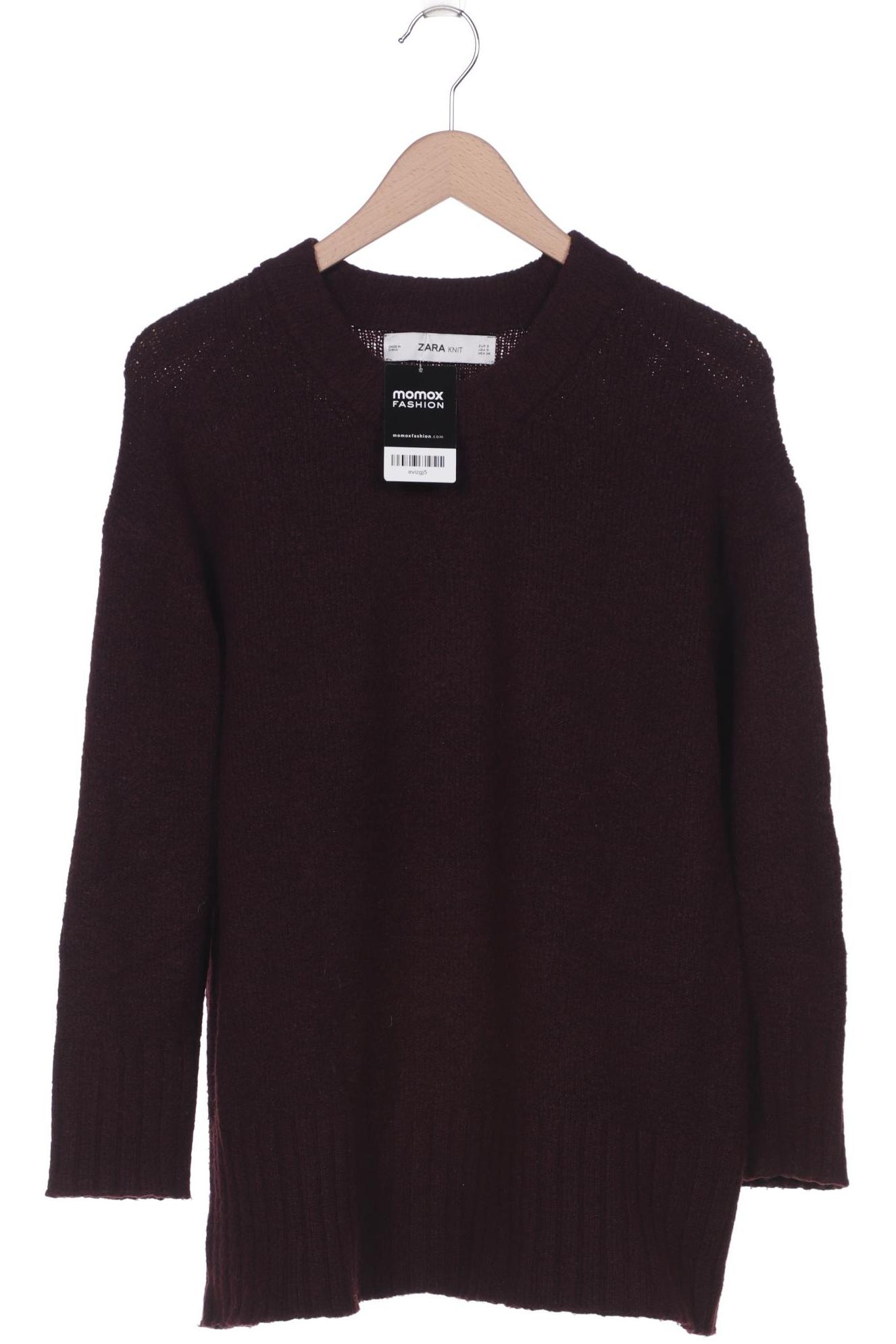 

Zara Damen Pullover, bordeaux, Gr. 36