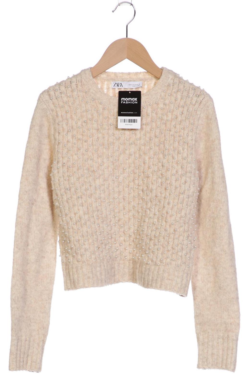 

ZARA Damen Pullover, beige