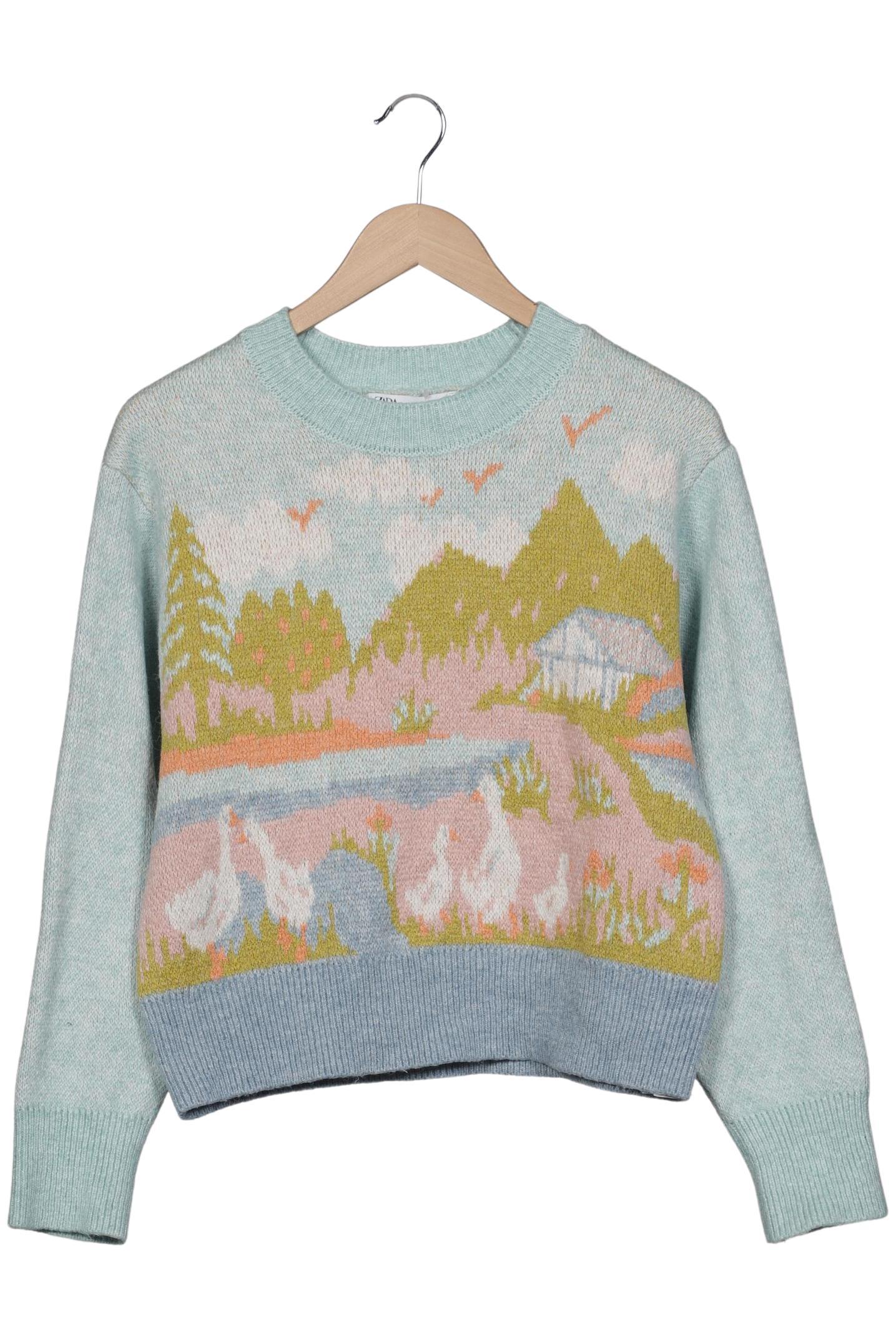 

Zara Damen Pullover, mehrfarbig, Gr. 36